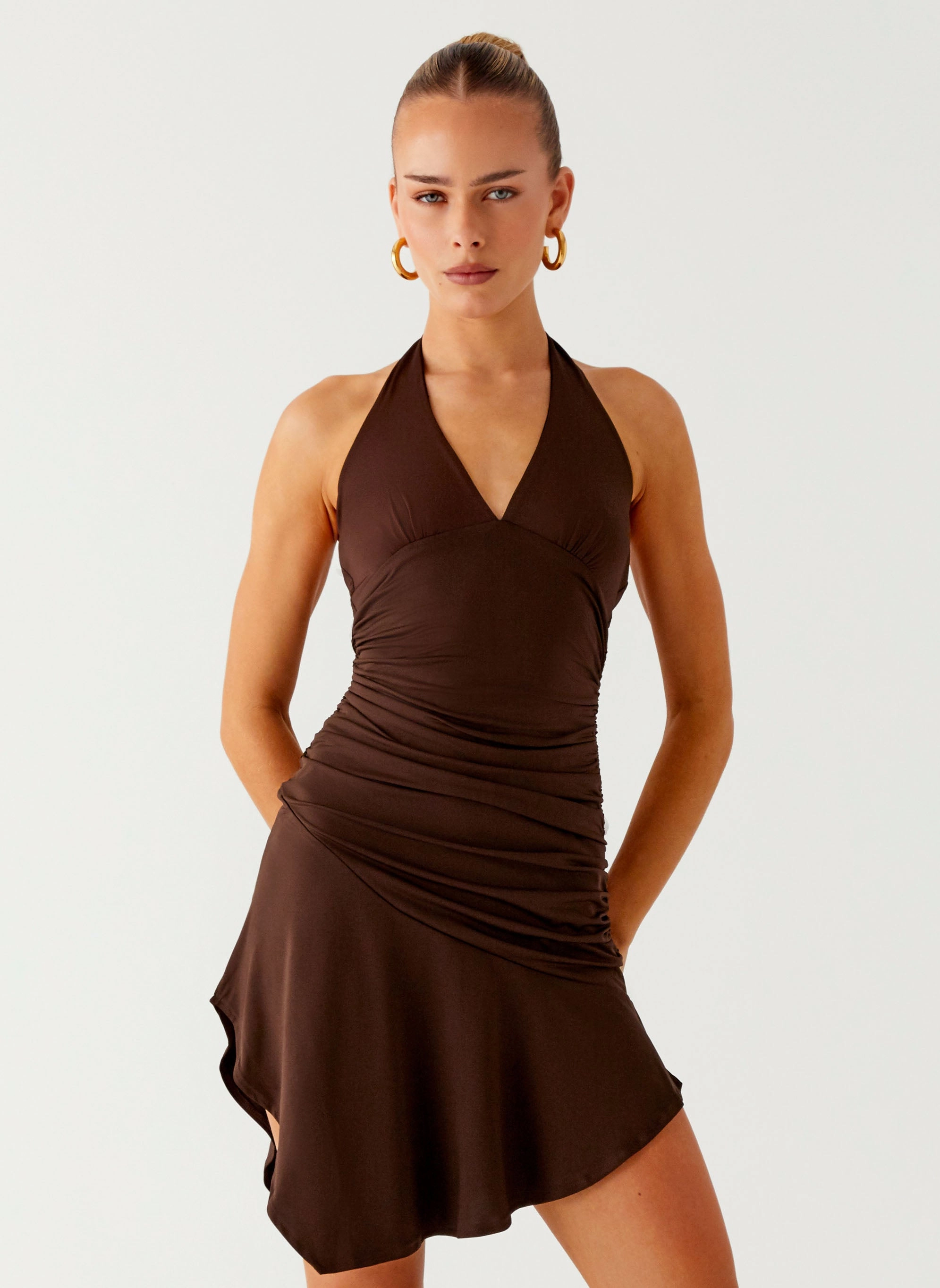 Colt Mini Dress - Chocolate Brunch Fit