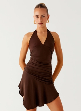 Colt Mini Dress - Chocolate Brunch Fit