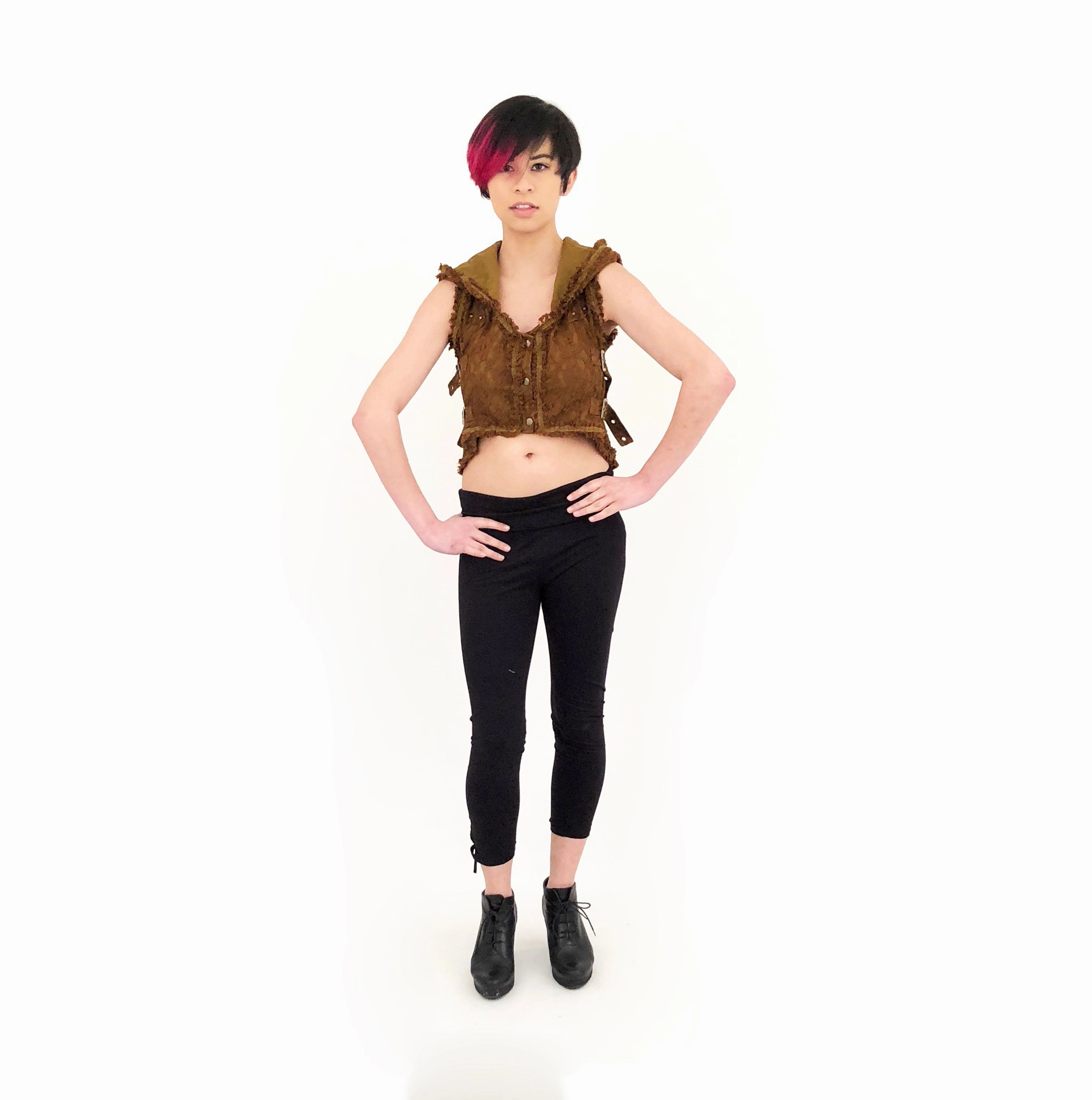 Fantasy Vest Raw Edge Finish
