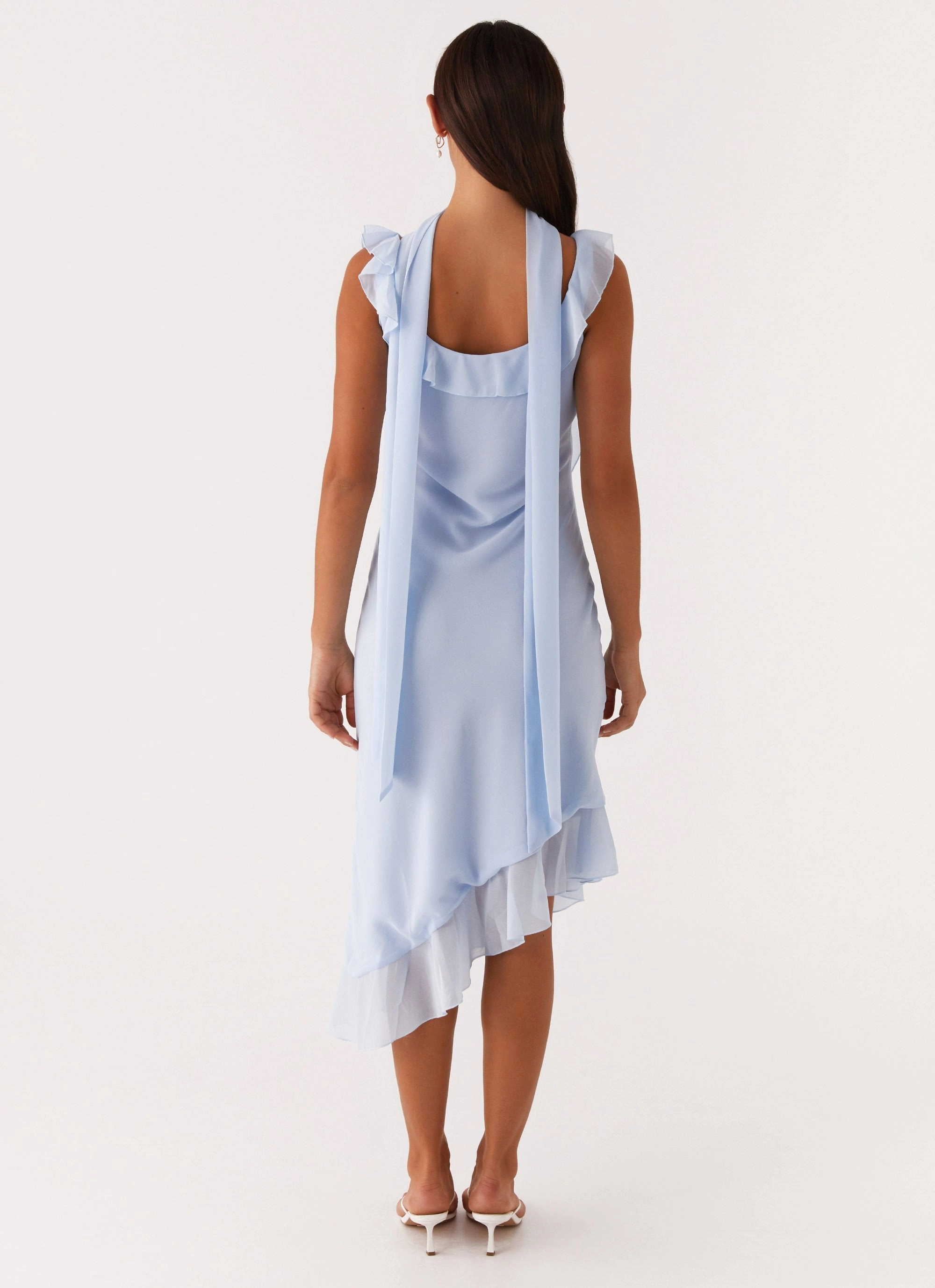 Curve-Enhancing Easy Mood Fariday Midi Dress - Blue