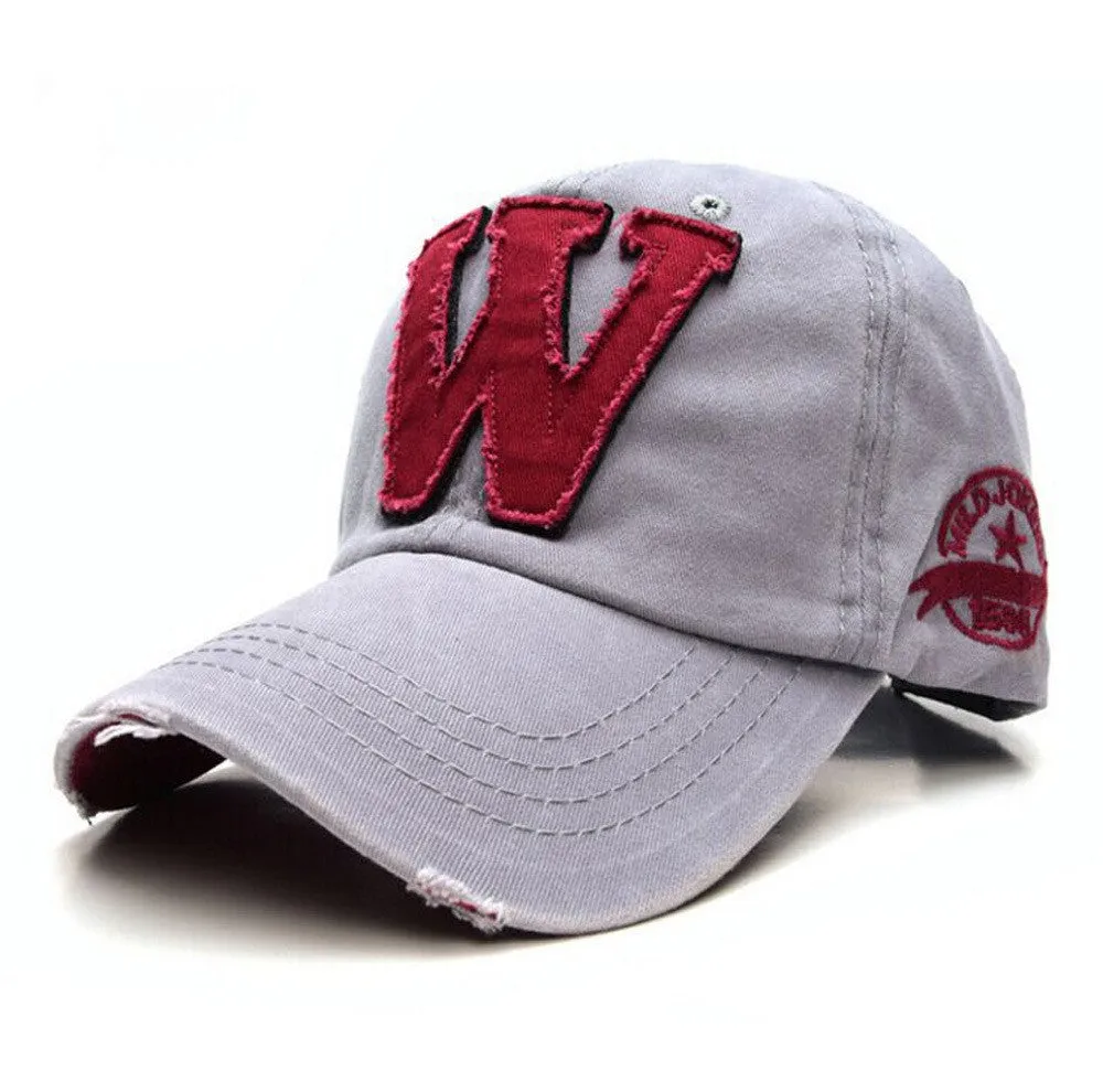 Fashion Caps Letter W Spring Summer Sun-Proof Adjustable Casual Sports Boy girl Youngers Women Men Hat Cap Visors Outing Gorras Hats Hip-pop Caps