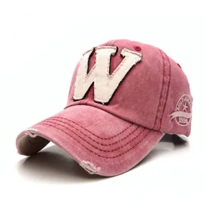 Fashion Caps Letter W Spring Summer Sun-Proof Adjustable Casual Sports Boy girl Youngers Women Men Hat Cap Visors Outing Gorras Hats Hip-pop Caps