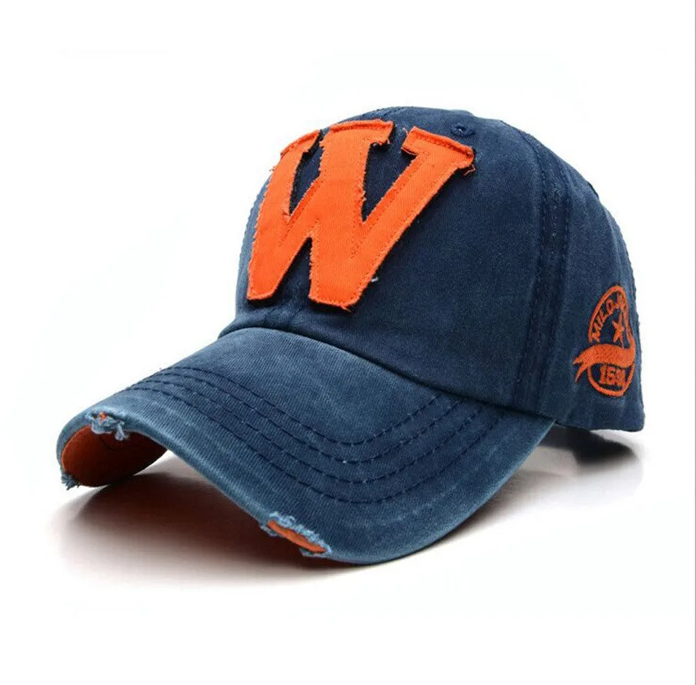 Fashion Caps Letter W Spring Summer Sun-Proof Adjustable Casual Sports Boy girl Youngers Women Men Hat Cap Visors Outing Gorras Hats Hip-pop Caps