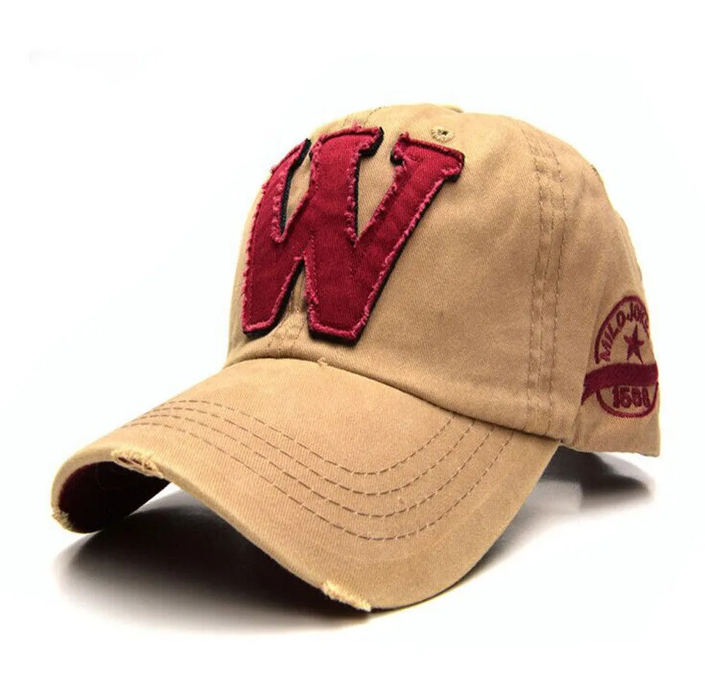 Fashion Caps Letter W Spring Summer Sun-Proof Adjustable Casual Sports Boy girl Youngers Women Men Hat Cap Visors Outing Gorras Hats Hip-pop Caps