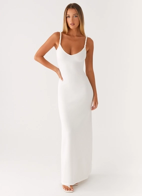 Anastasia Maxi Dress - Ivory Photo Light
