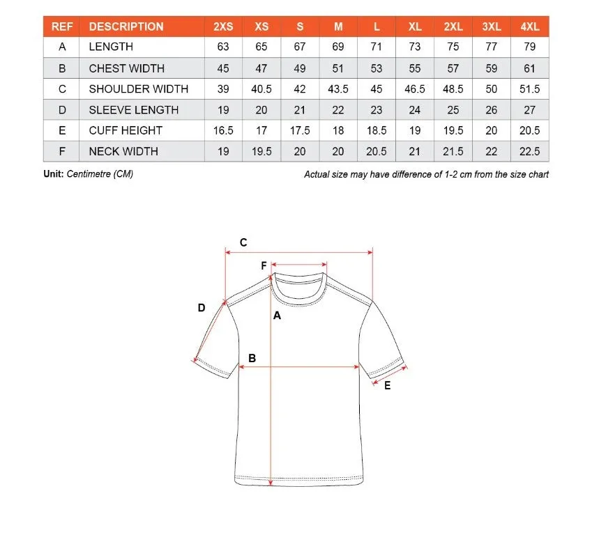 FCP 5698 - UNO FRESCO QUICK DRY ROUND NECK (100% POLYESTER, 160 GSM)