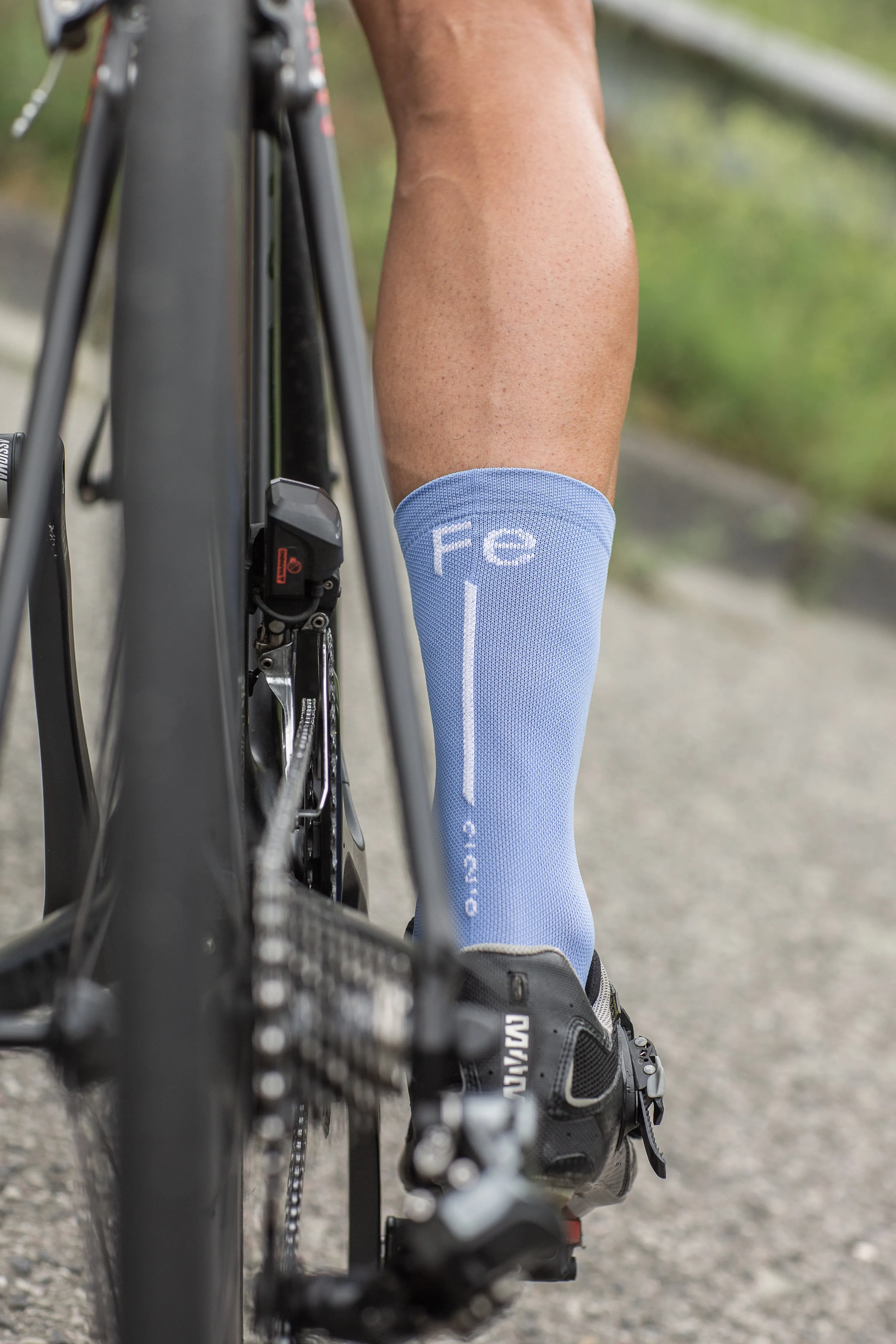 Fe226 Running & Cycling Socks - Ultramarine Blue Sport Socks | Odour-free