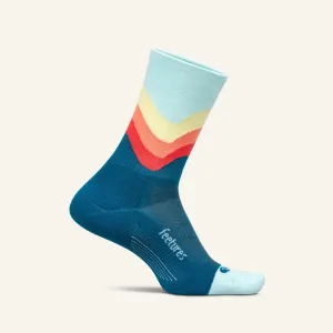 Feetures Elite Light Cushion Mini Crew (Blue Swell)
