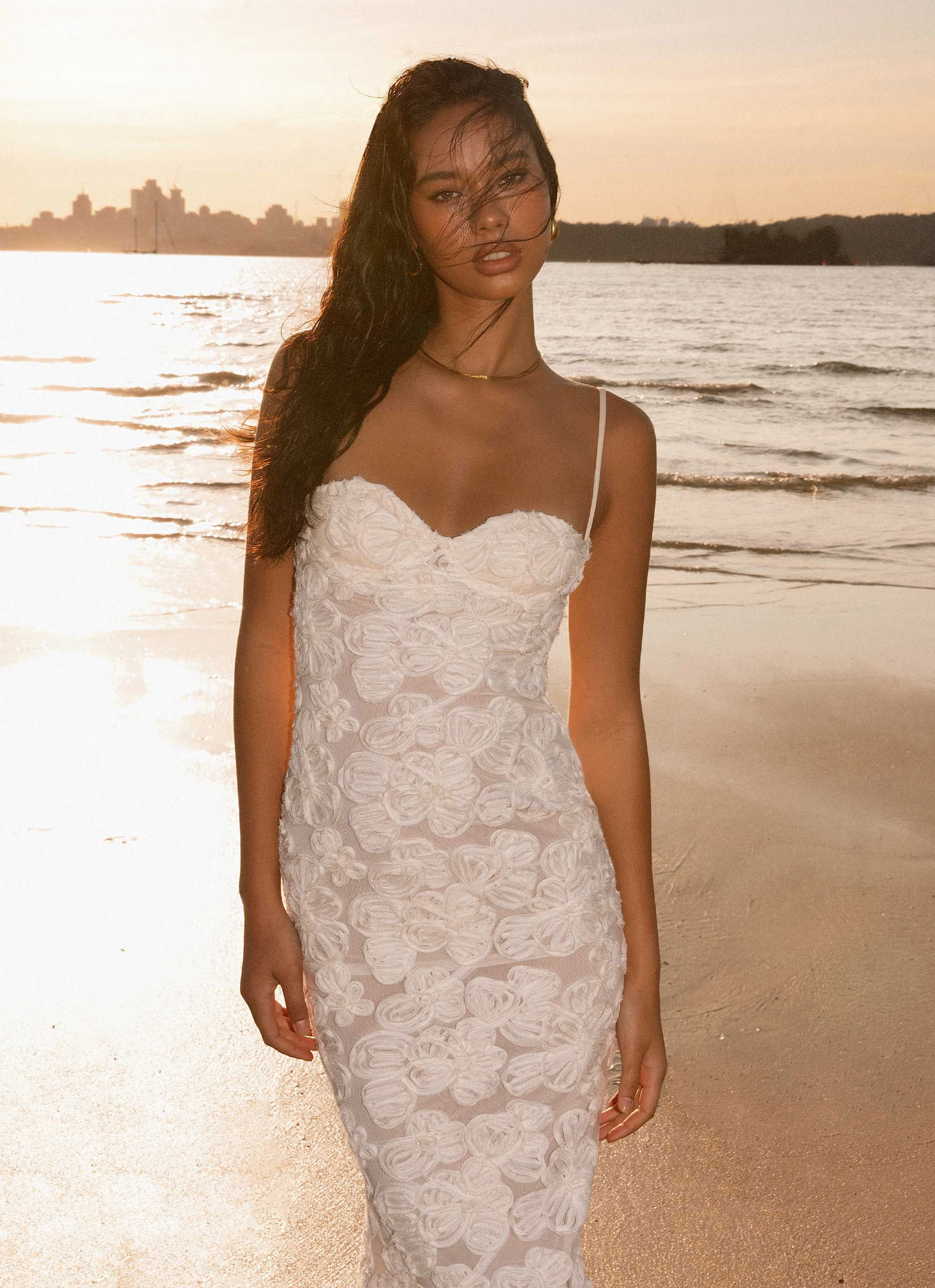 That Girl Maxi Dress - Ivory Easy Drape