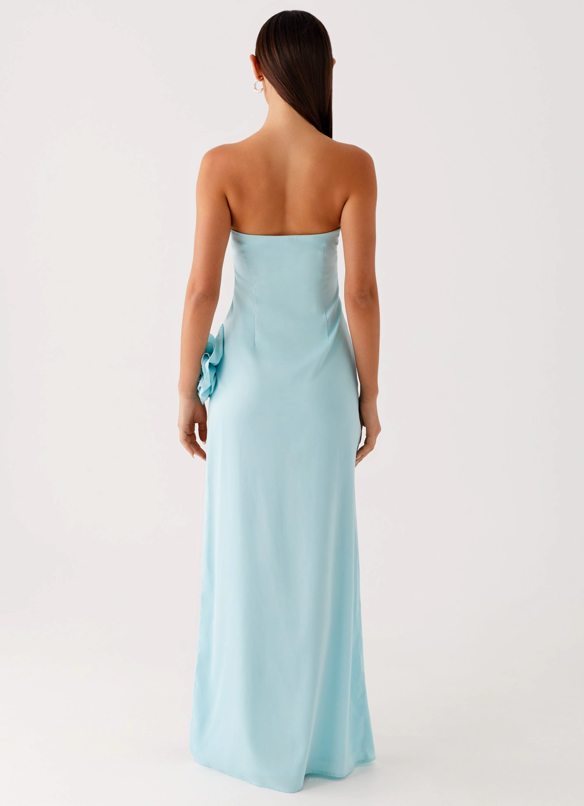 Fenway Strapless Maxi Dress - Mint Simple Mood Weekend Fresh