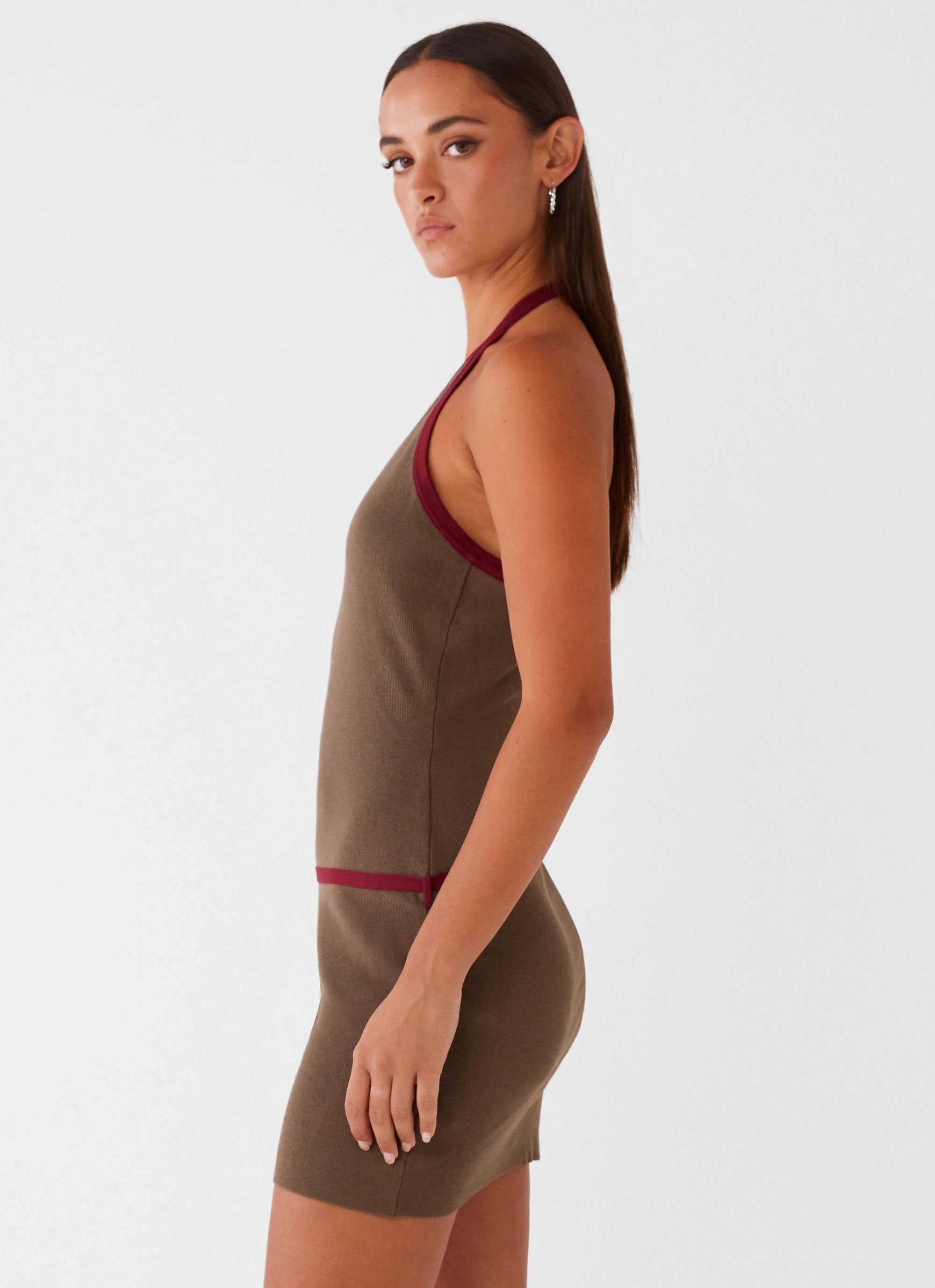 Work Pairing Formal-look Ferne Mini Dress - Iron Grey
