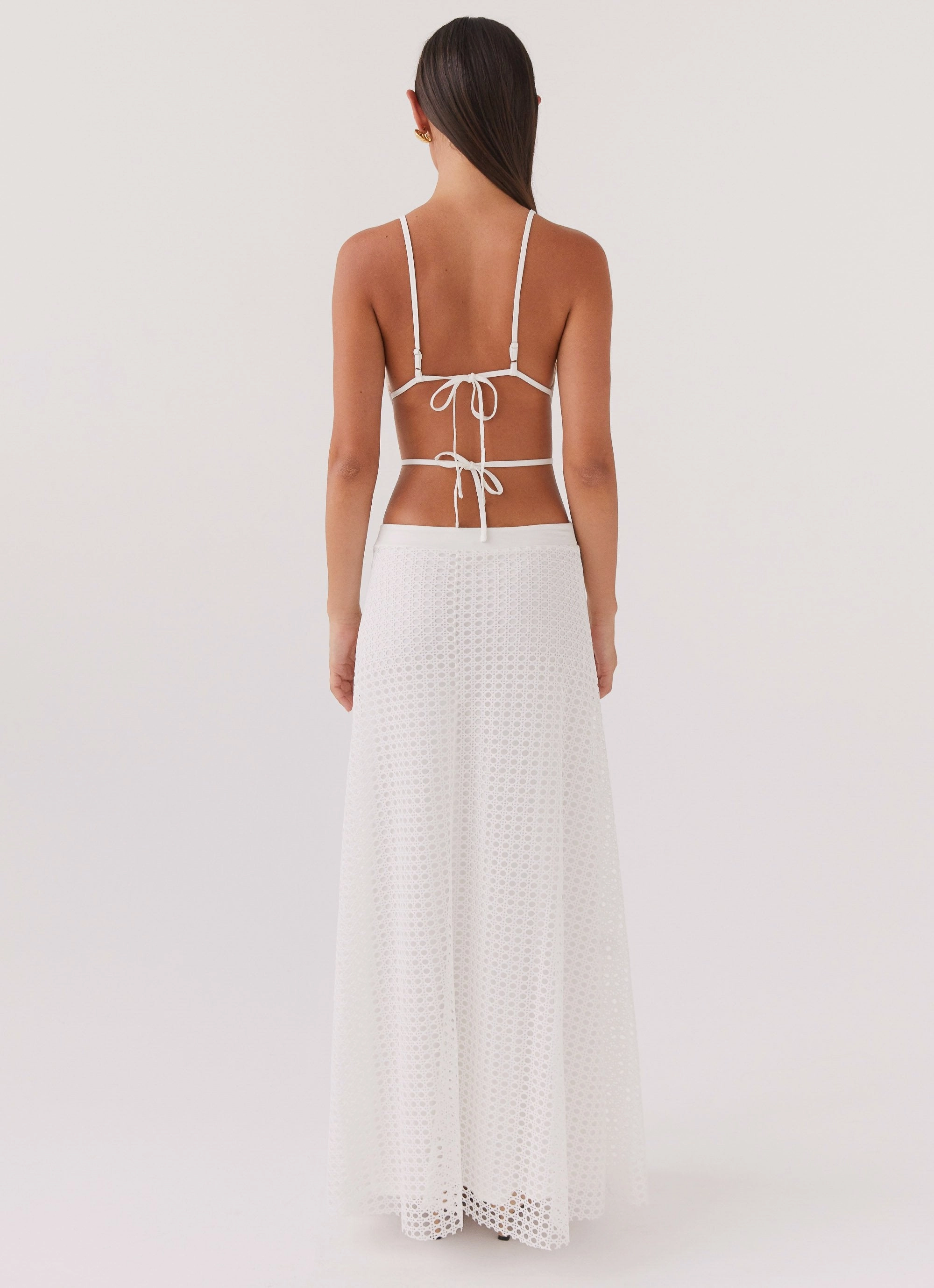 Urban Motion Enchanted Melodies Maxi Dress - White