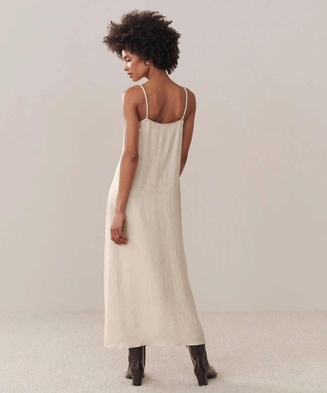 Fete Slip Dress Elegant Layer Luxe Appeal