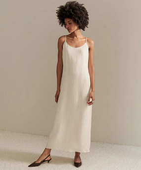 Flexible Waist Fete Slip Dress
