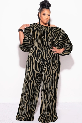 Final Size 2pc Pleated Off the Shoulder Top and Pants Set in Black and Tan StainResistantFinish Relax Mode