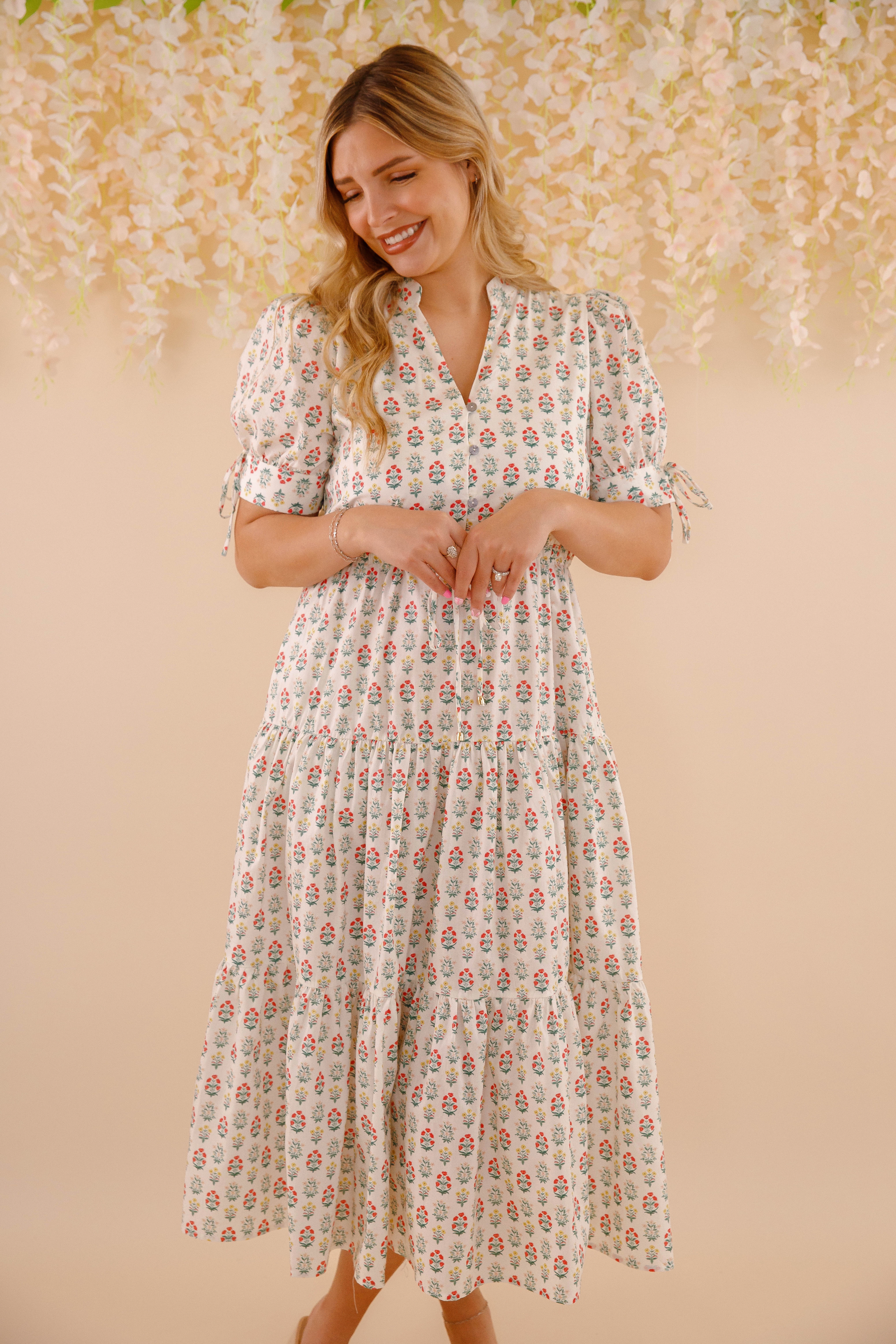 Finding My Balance Midi Dress Sophisticated Vibe Silky Surface