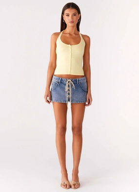 Nashville Denim Skort - Blue Everyday Comfort