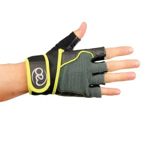 Fitness Mad Strength Highly Supportive Heavy Weight Lifting Gloves & Wrist Strap[Medium]