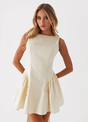 Invited Mini Dress - Ivory Travel-Style