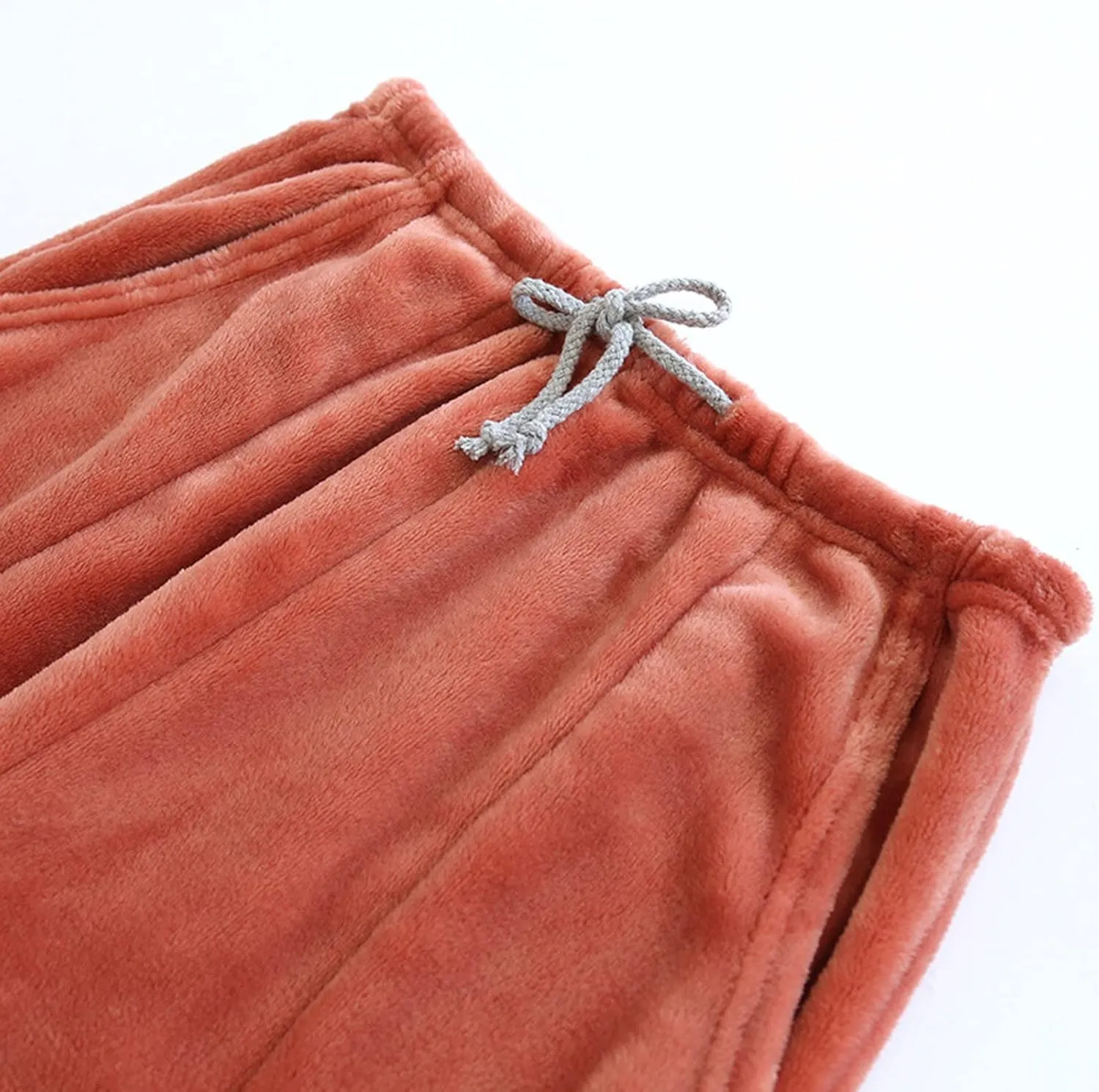 Flannel Pajama Pants Women Fleece Pajama Pants Women, Cute Winter Lounge Pants with Pockets Warm Fluffy Sleepwear
