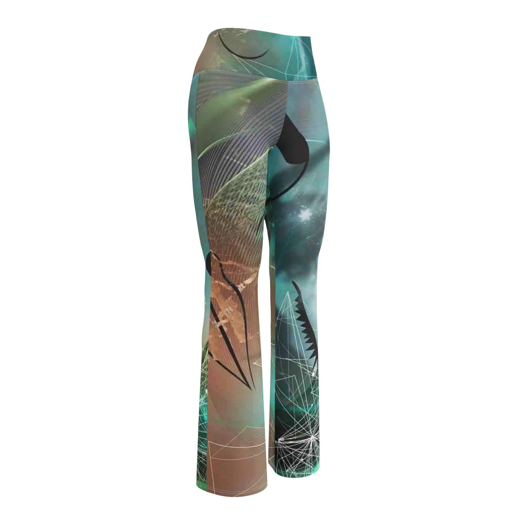 Flare Leggings Fashion Design, lioness-love