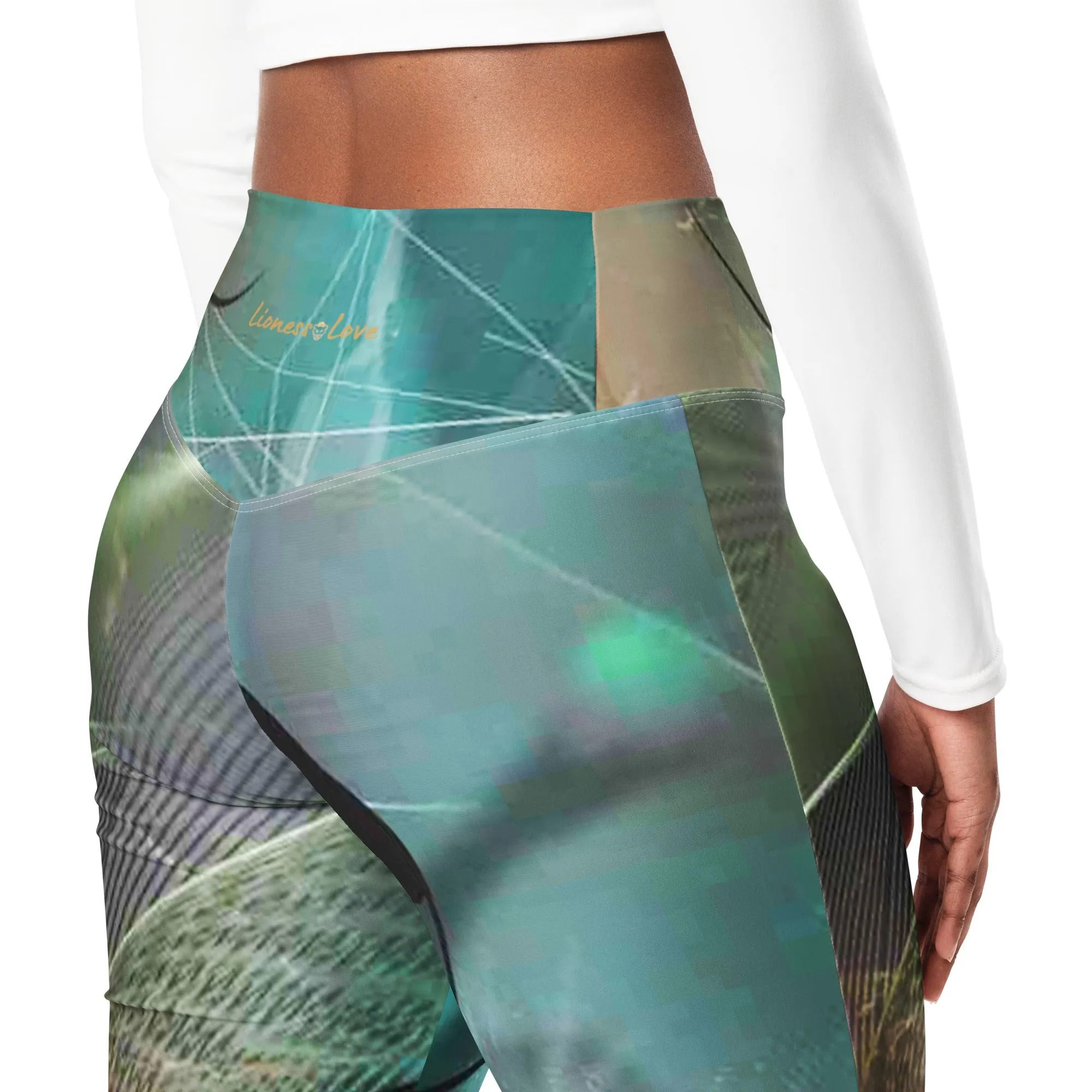 Flare Leggings Fashion Design, lioness-love