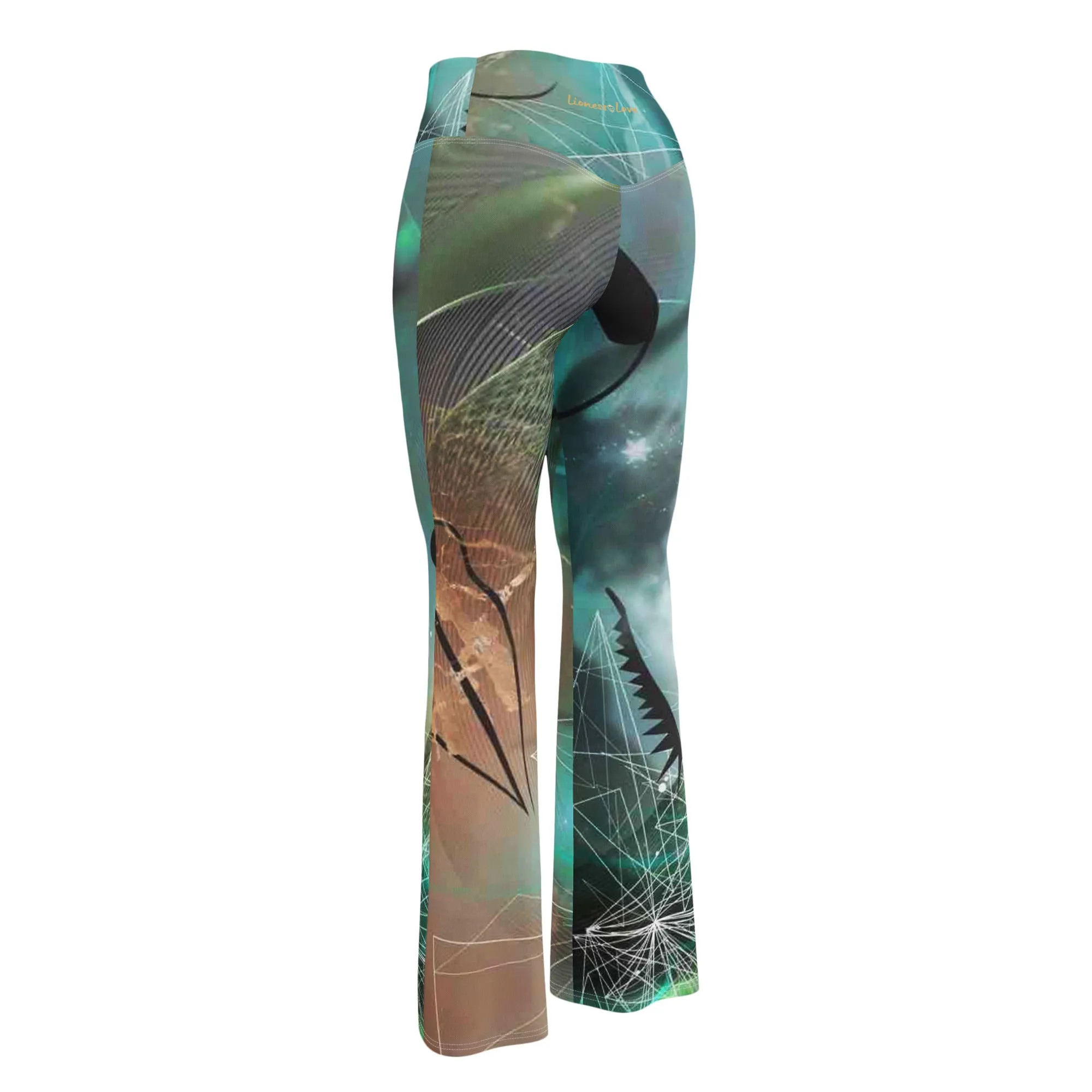 Flare Leggings Fashion Design, lioness-love