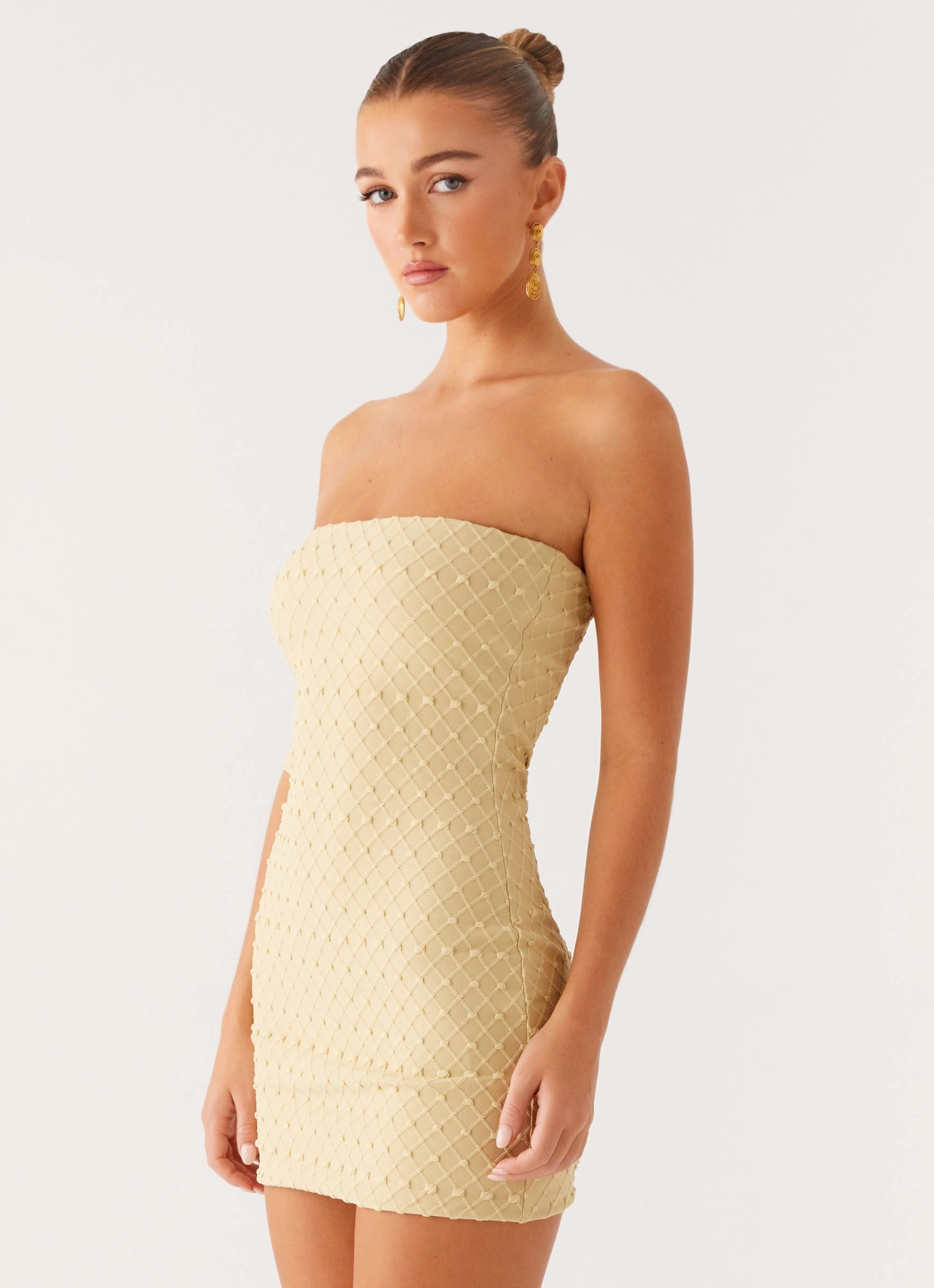 Sleek Tone Kamari Mini Dress - Sage
