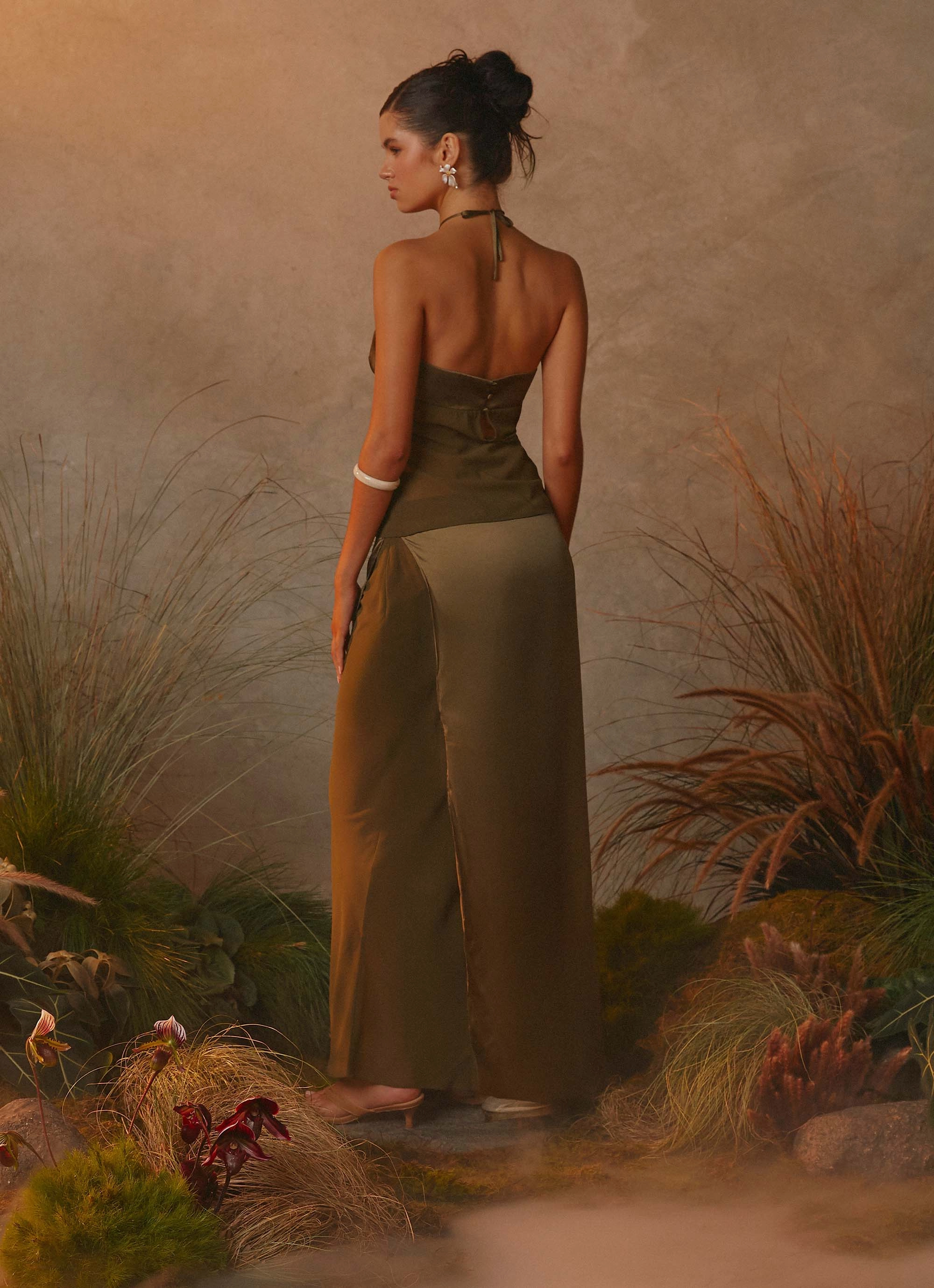 Relaxed Comfort Fit Body Ready Mavie Maxi Skirt - Khaki