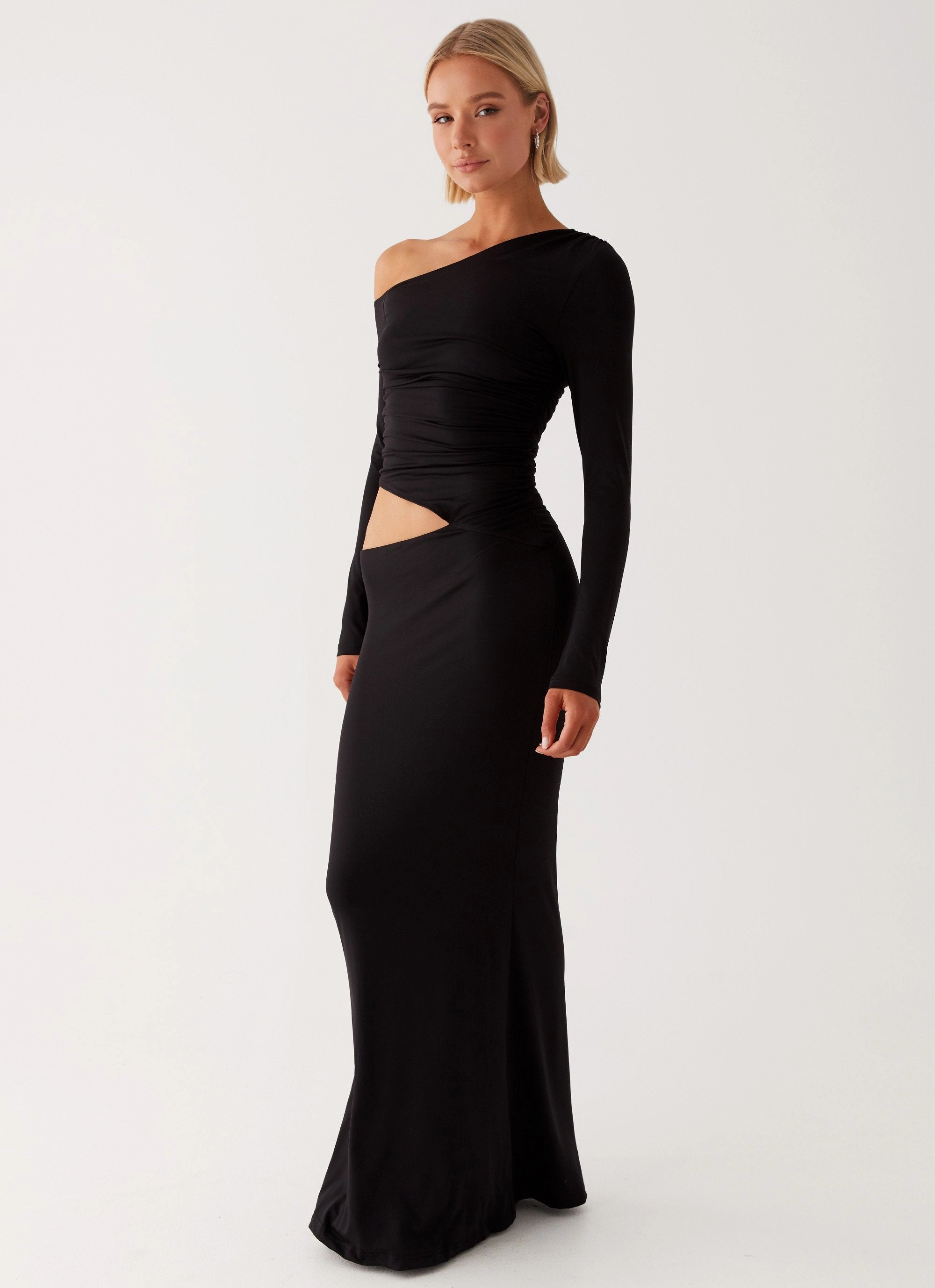 everyday elegance Chic Spirit Good Vibrations Maxi Dress - Black