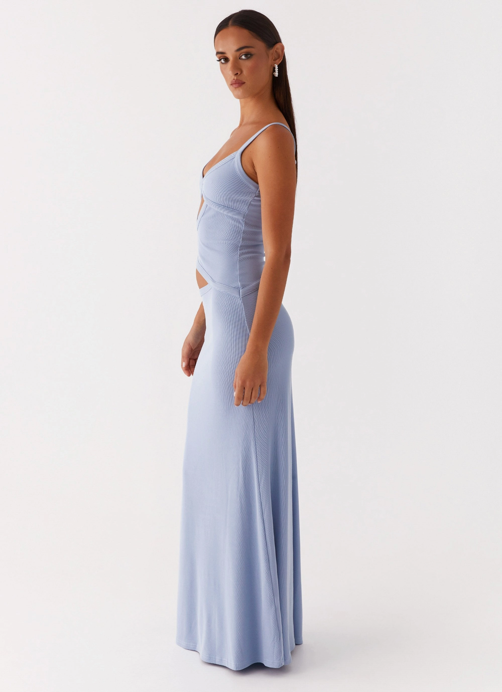 Chill Moment Flexible Comfort Jocelyn Maxi Dress - Blue