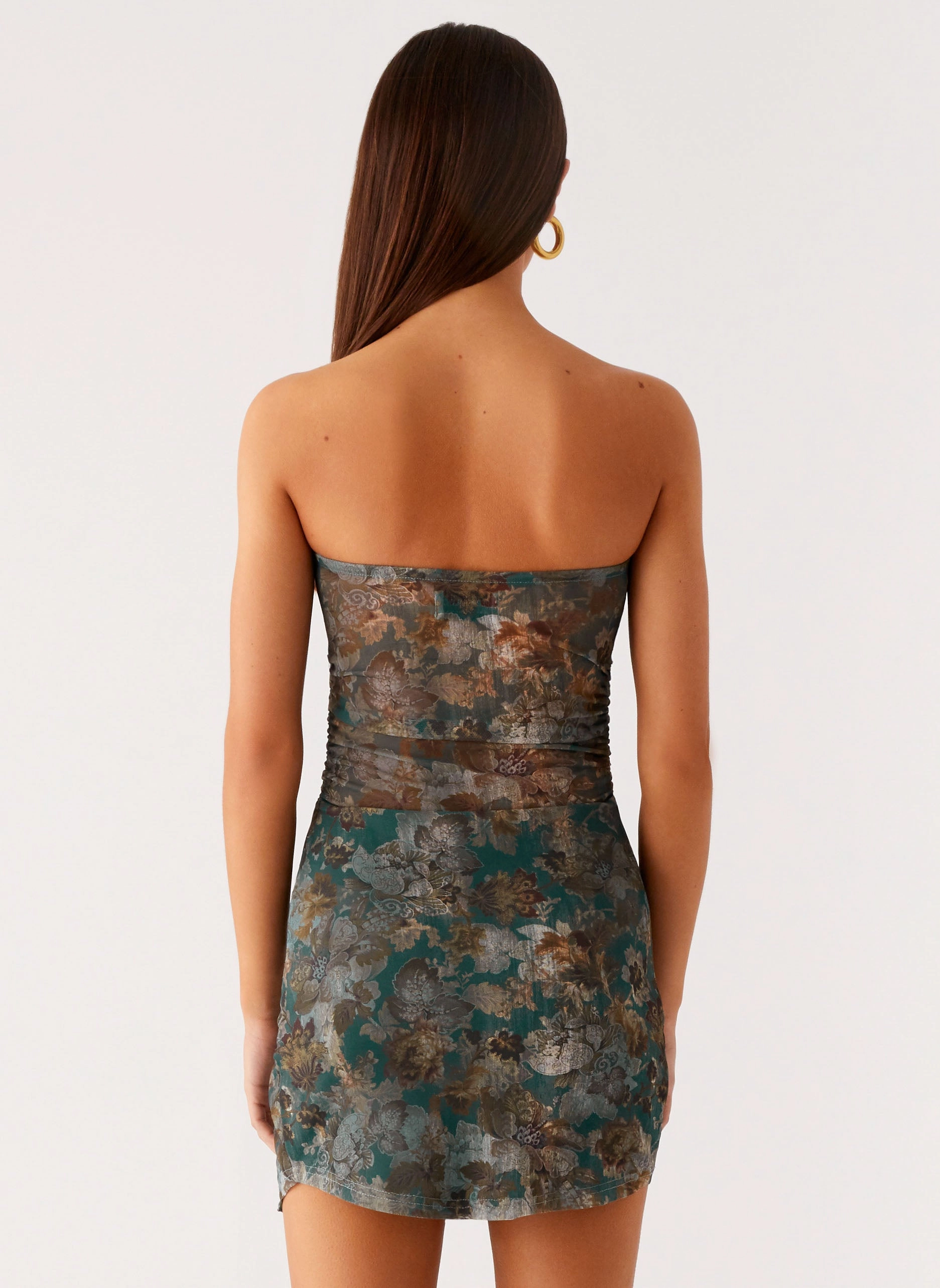 Vayda Mini Dress - Vintage Blossom Smooth Layers Calm Texture