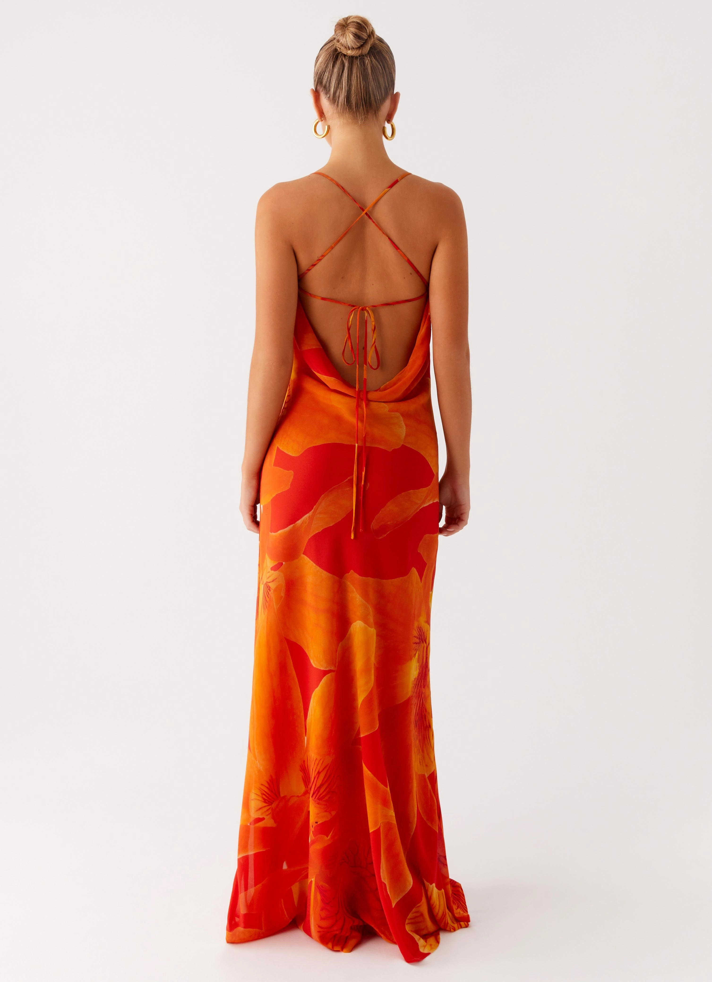 Midafternoon Maxi Dress - Serene Orange Casual Look