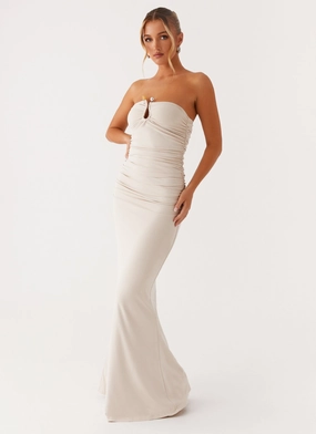 spring fashion Rudy Maxi Dress - Ivory