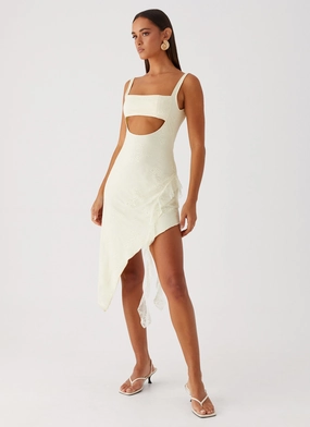 Special-Edition Patricia Midi Dress - Yellow