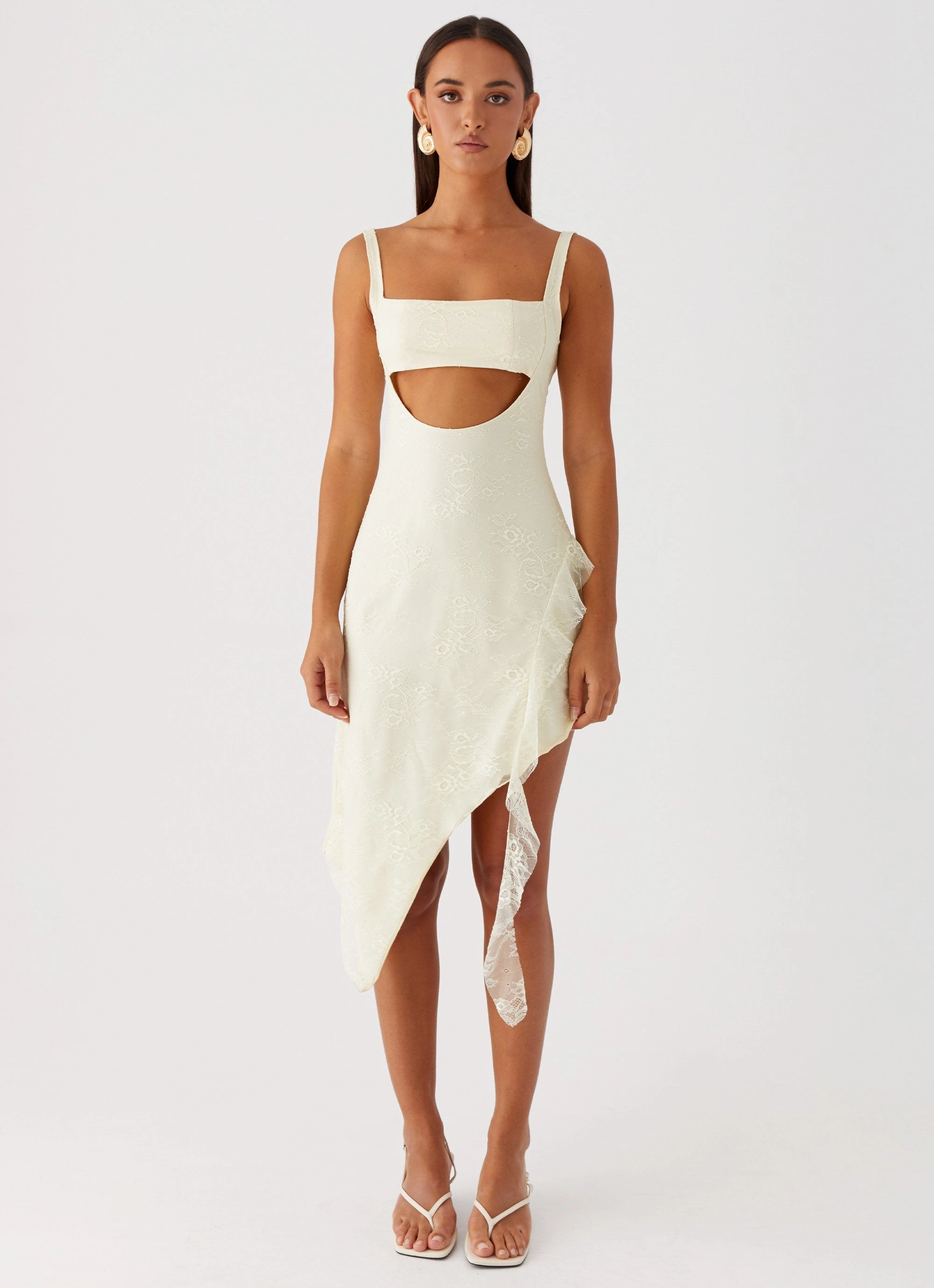 Slimming Shape Patricia Midi Dress - Yellow