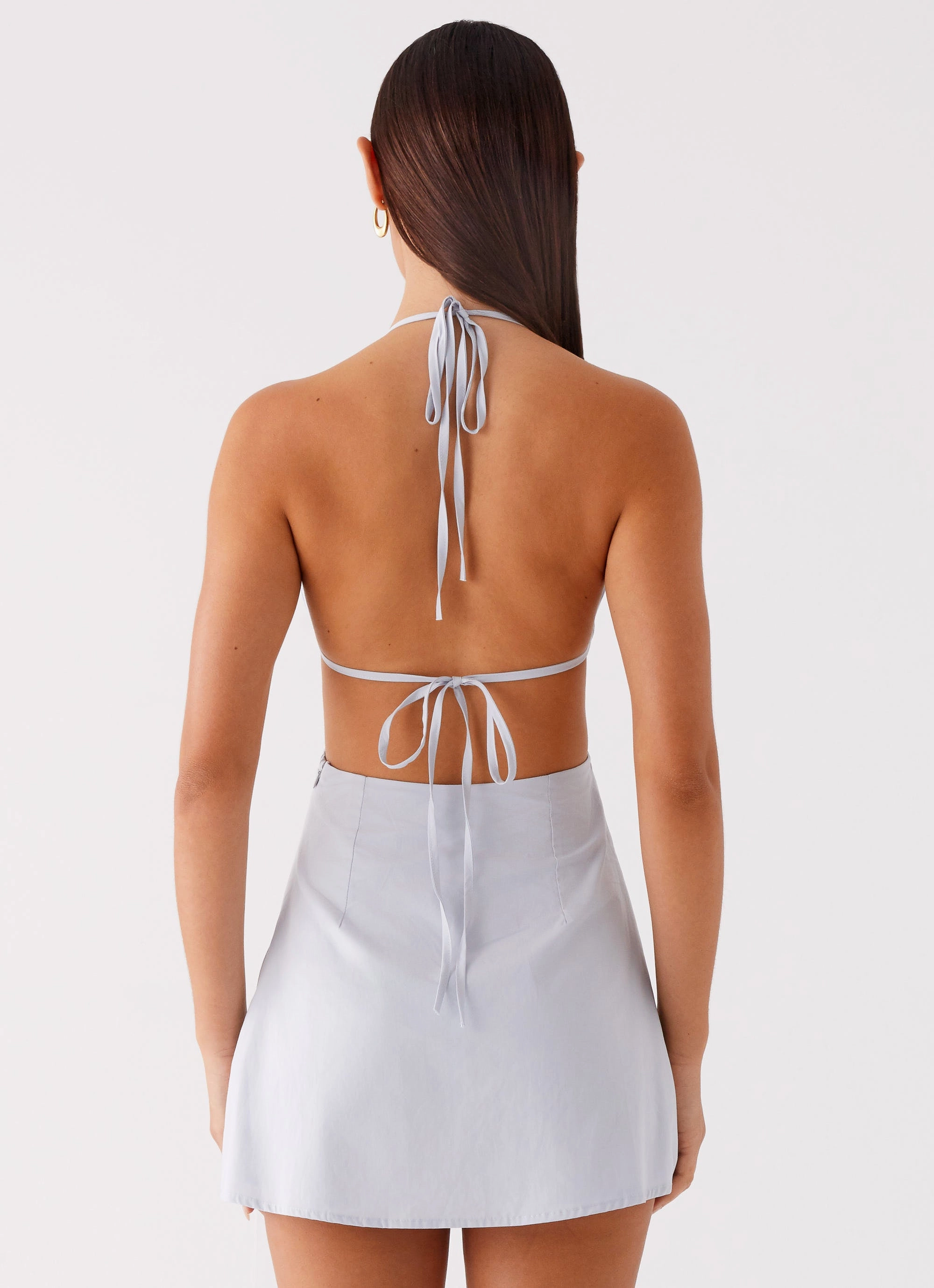 Cool Comfort Albie Mini Dress - Cornflower Blue