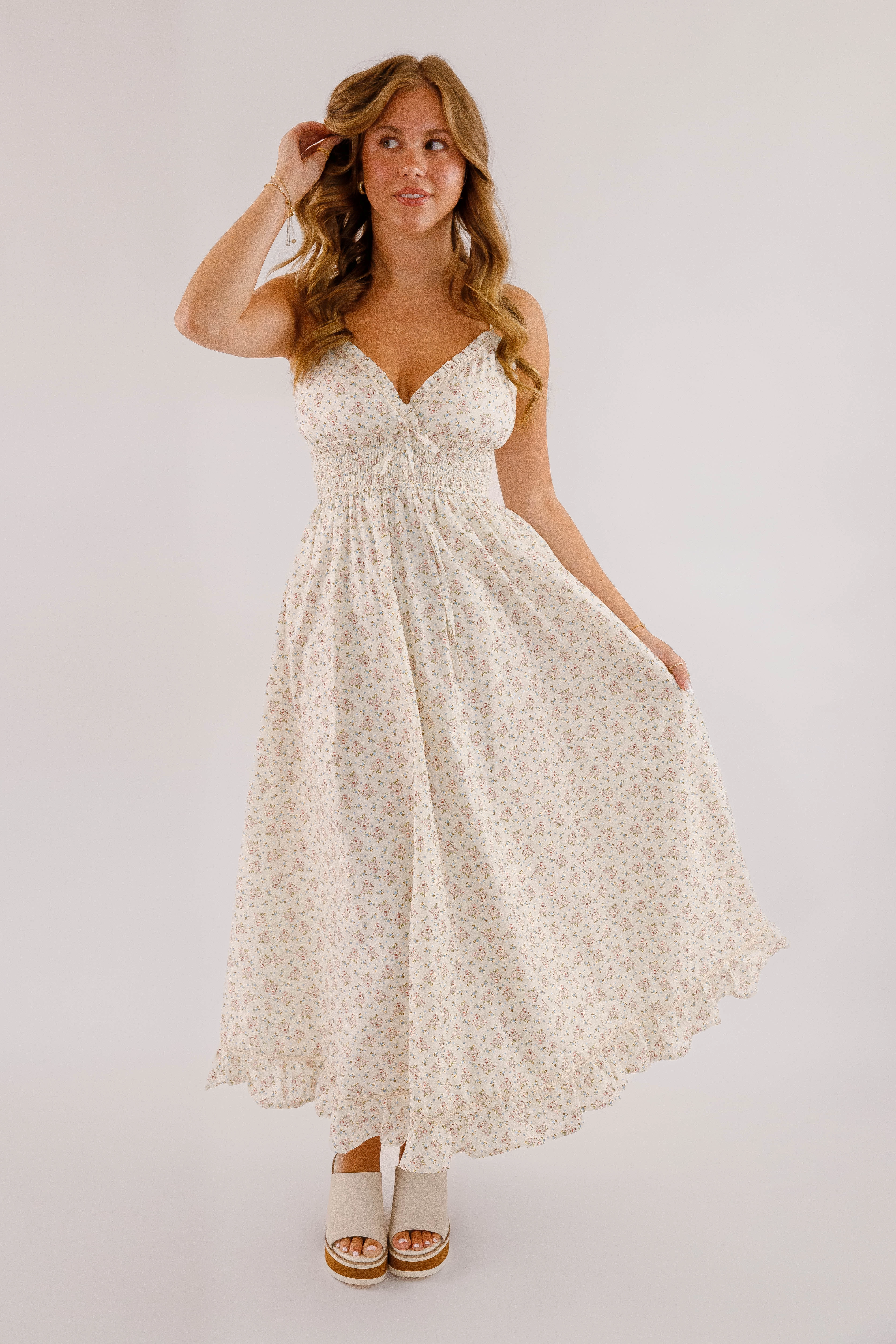 Villa Light Along The Way Maxi Dress