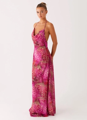 Fantasy Maxi Dress - Lavender Lagoon Chic Vibe