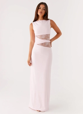 Karma Maxi Dress - Pink Timeless Comfort Wear Chic Everyday Wear