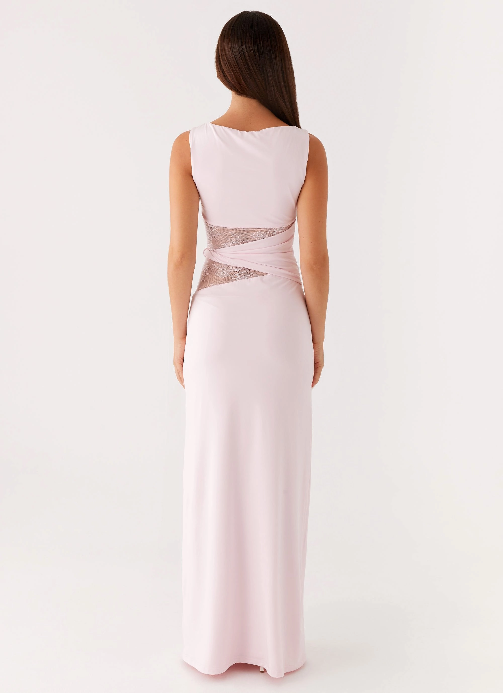 Karma Maxi Dress - Pink Wrap Glow