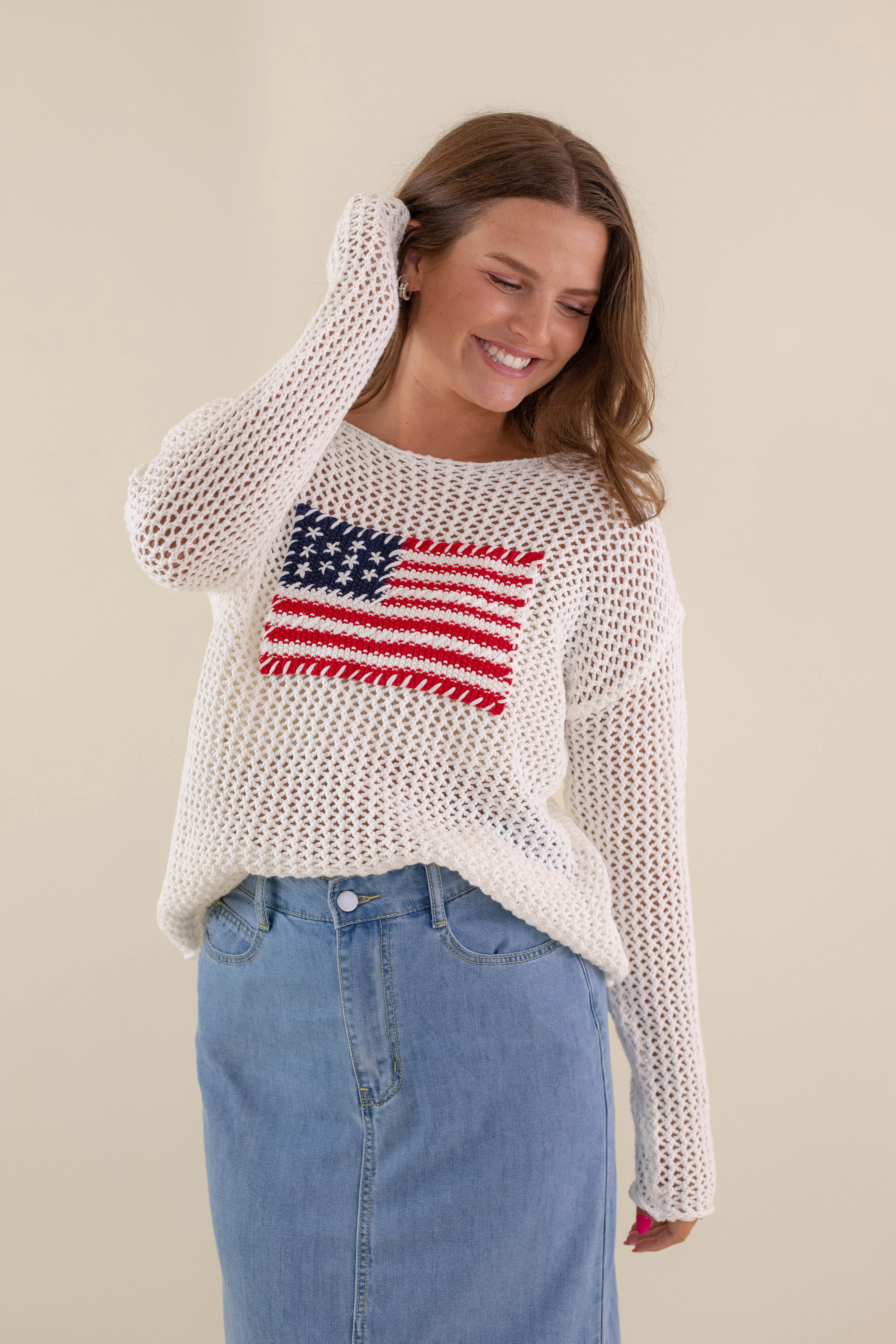 RESTOCK: Cousins Beach Sweater Yarn Dyed Pattern Cloth CollapsibleFrame