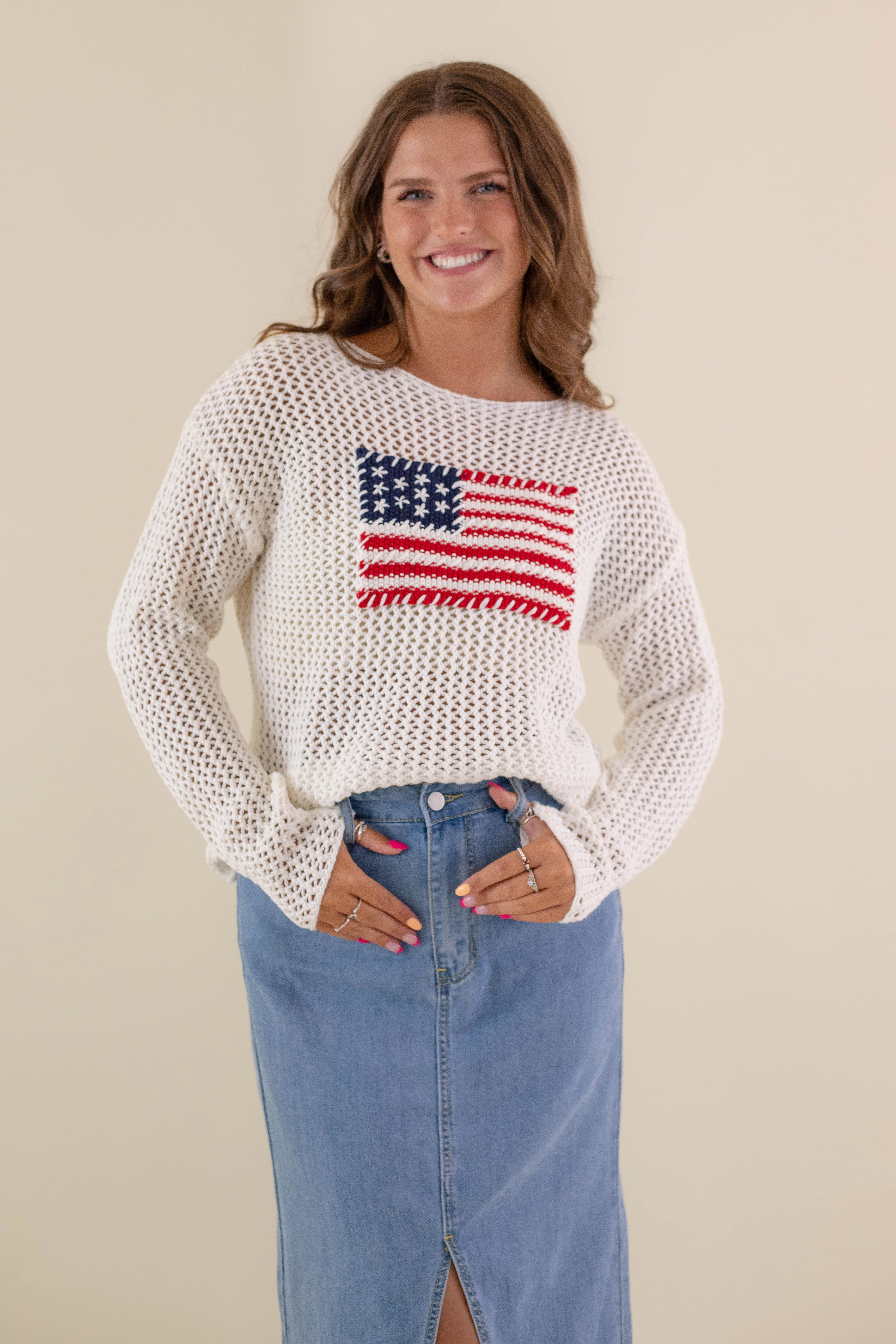 Seamless Knit Design Comfortable Style RESTOCK: Cousins Beach Sweater