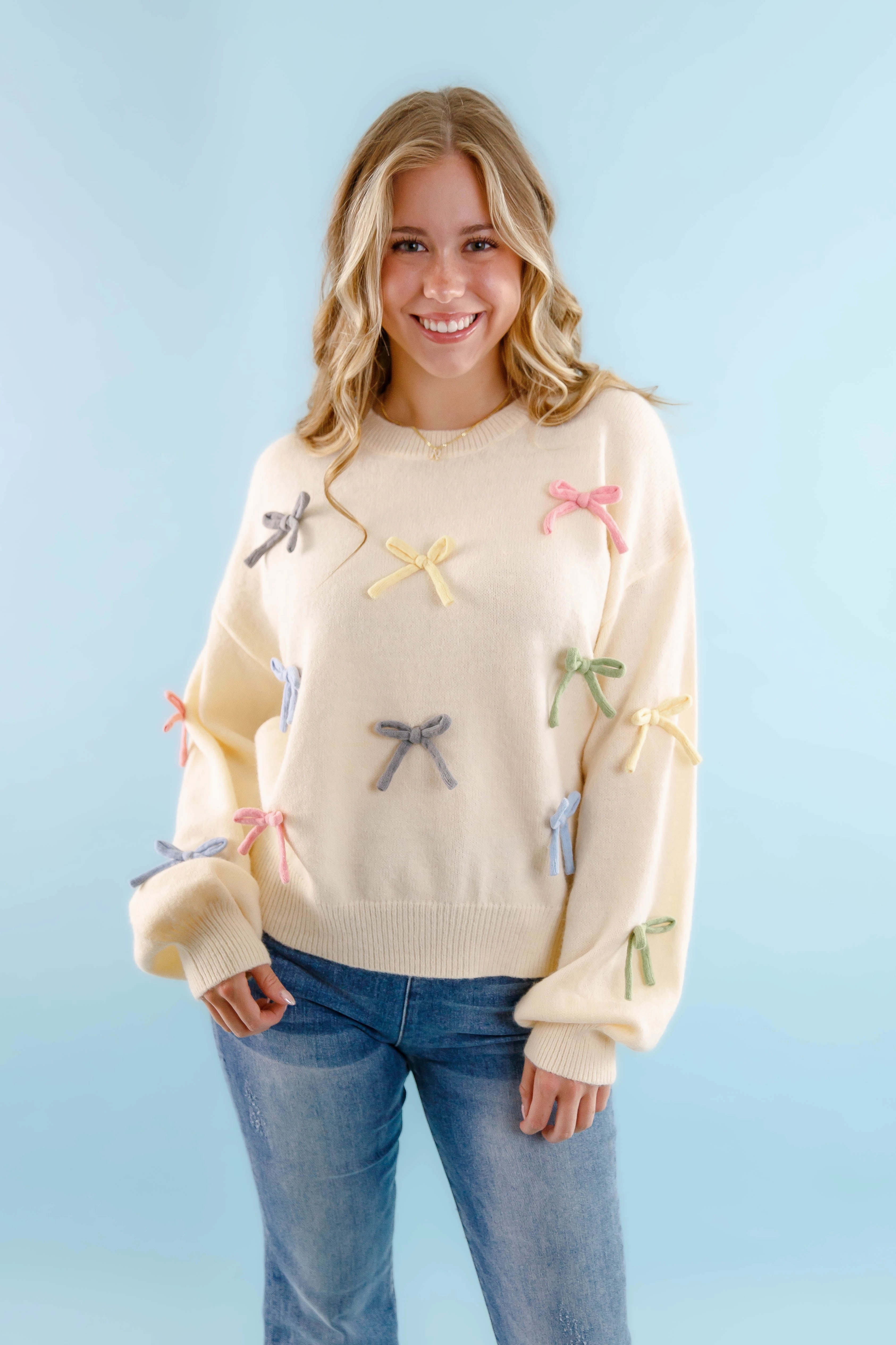 Count Your Blessings Sweater Bamboo Derived Material Hypoallergenic Textile
