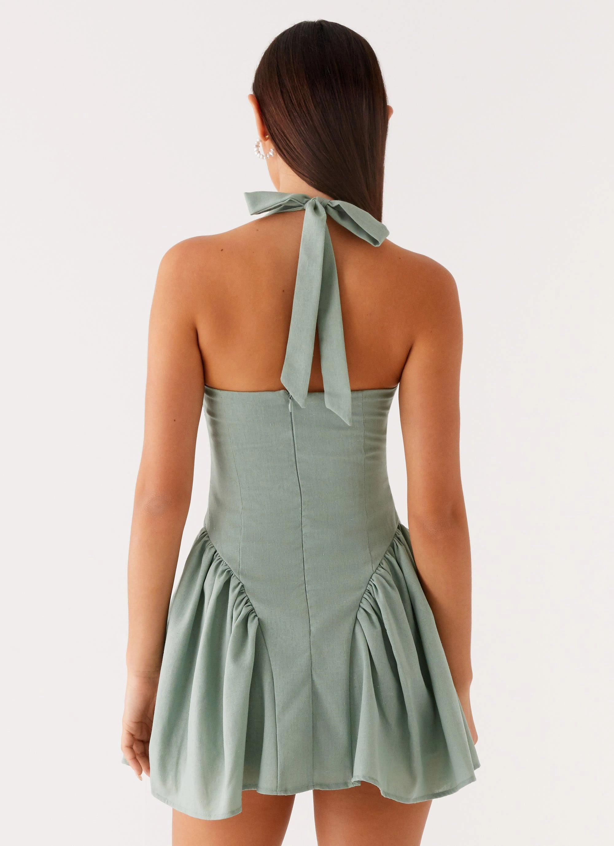 Fable Mini Dress - Sage Summer Friendly Day Magic