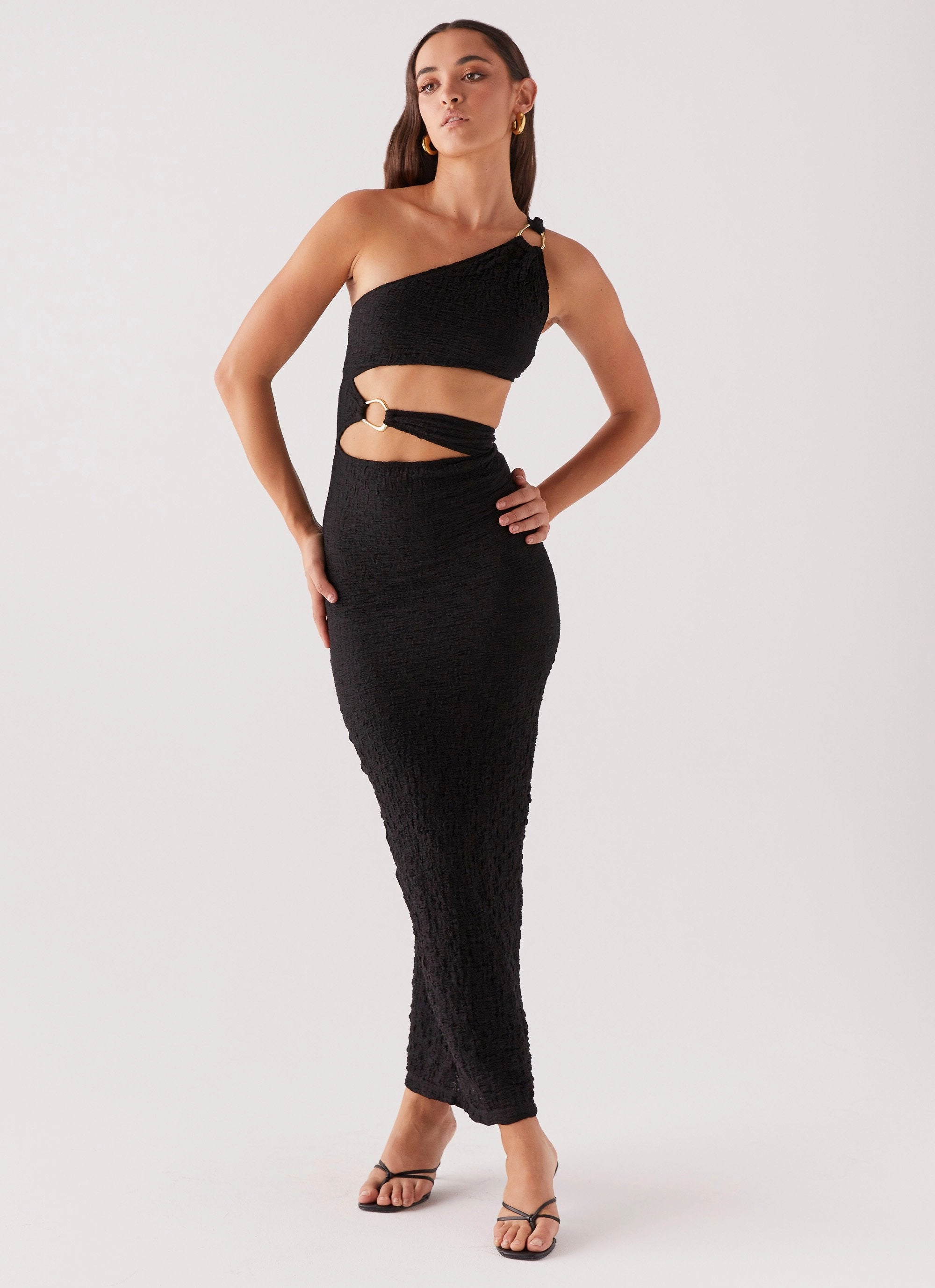 North Haven Maxi Dress - Black Fall Layer