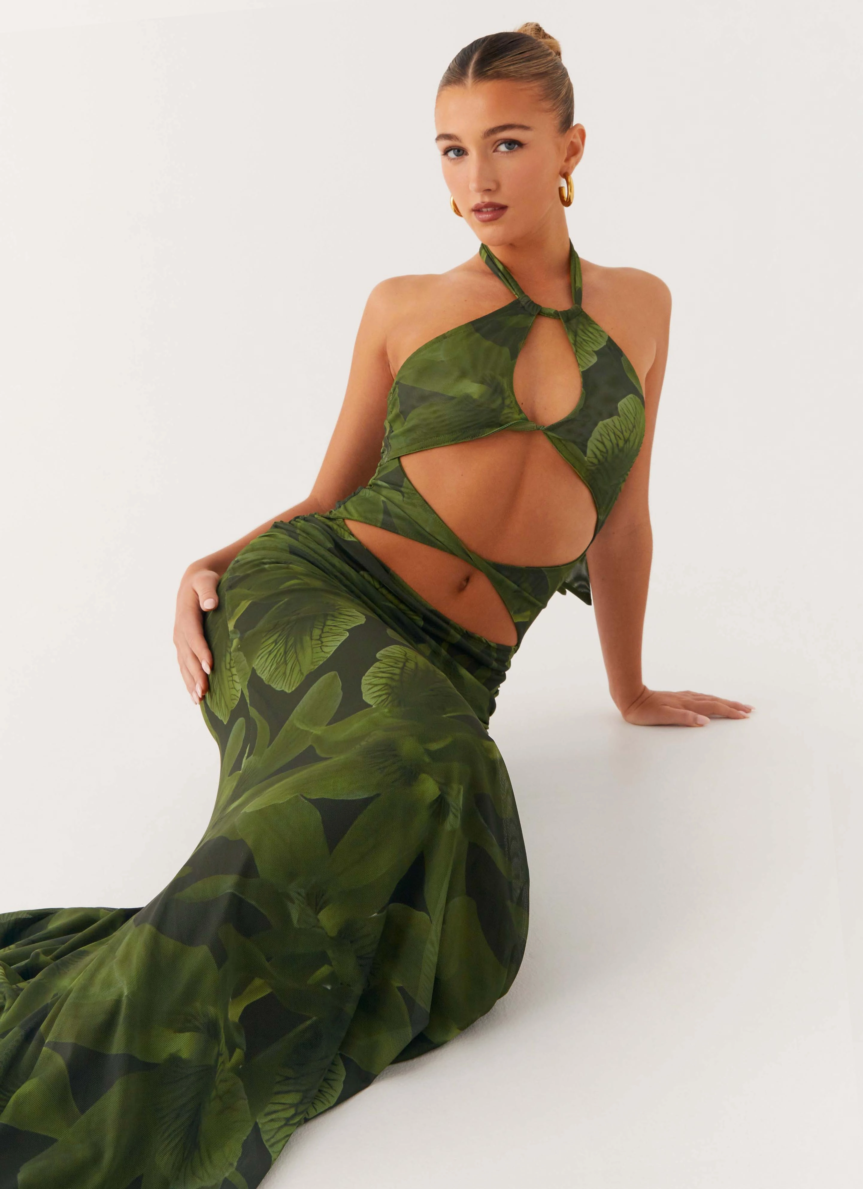 Tatyana Maxi Dress - Tropic Floral Smooth Tone