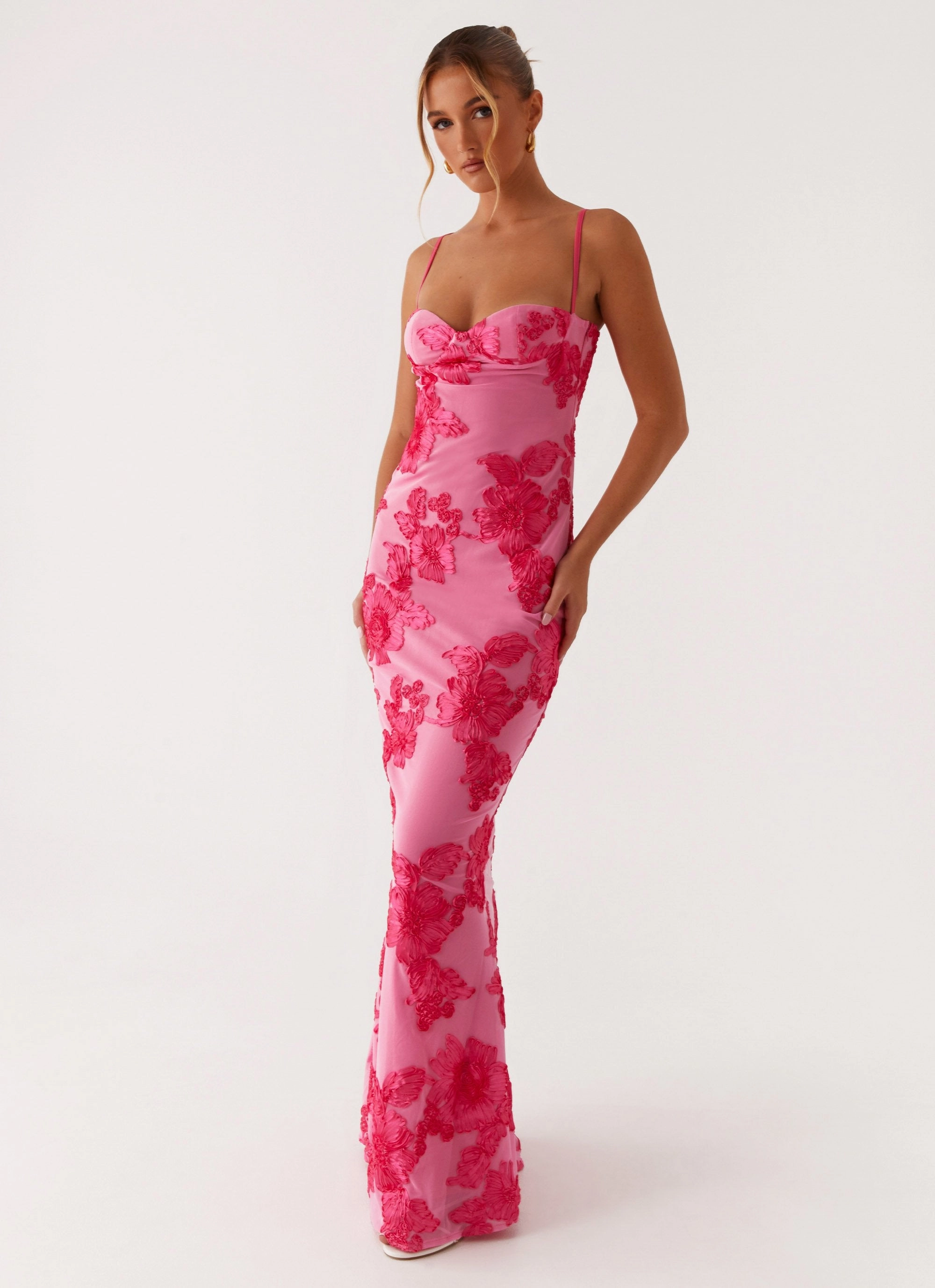That Girl Maxi Dress - Pink Insulating-Lining