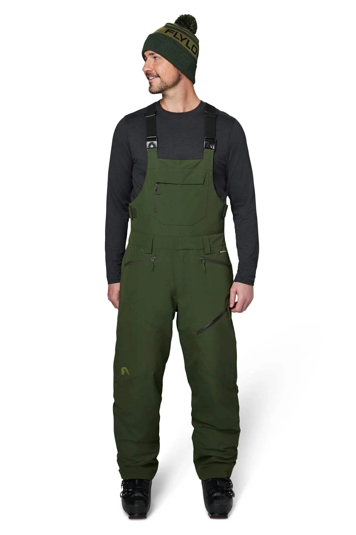 Flylow Snowman Bib - Men's 2025 | Waterproof, Insulated Ski & Snowboard Pants