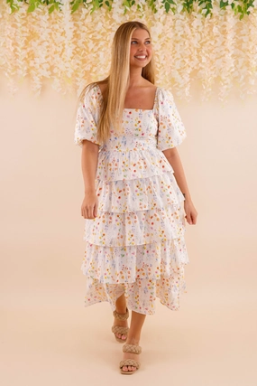 For Good Measure Maxi Dress Urban Motion Dew Glow